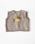 MERINO WOOL VEST DACHSHUND