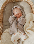 ORGANIC FLEECE JACKET BEIGE
