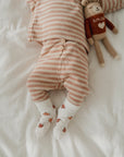 SOFT RIB SHIRT BLUSHED PEACH