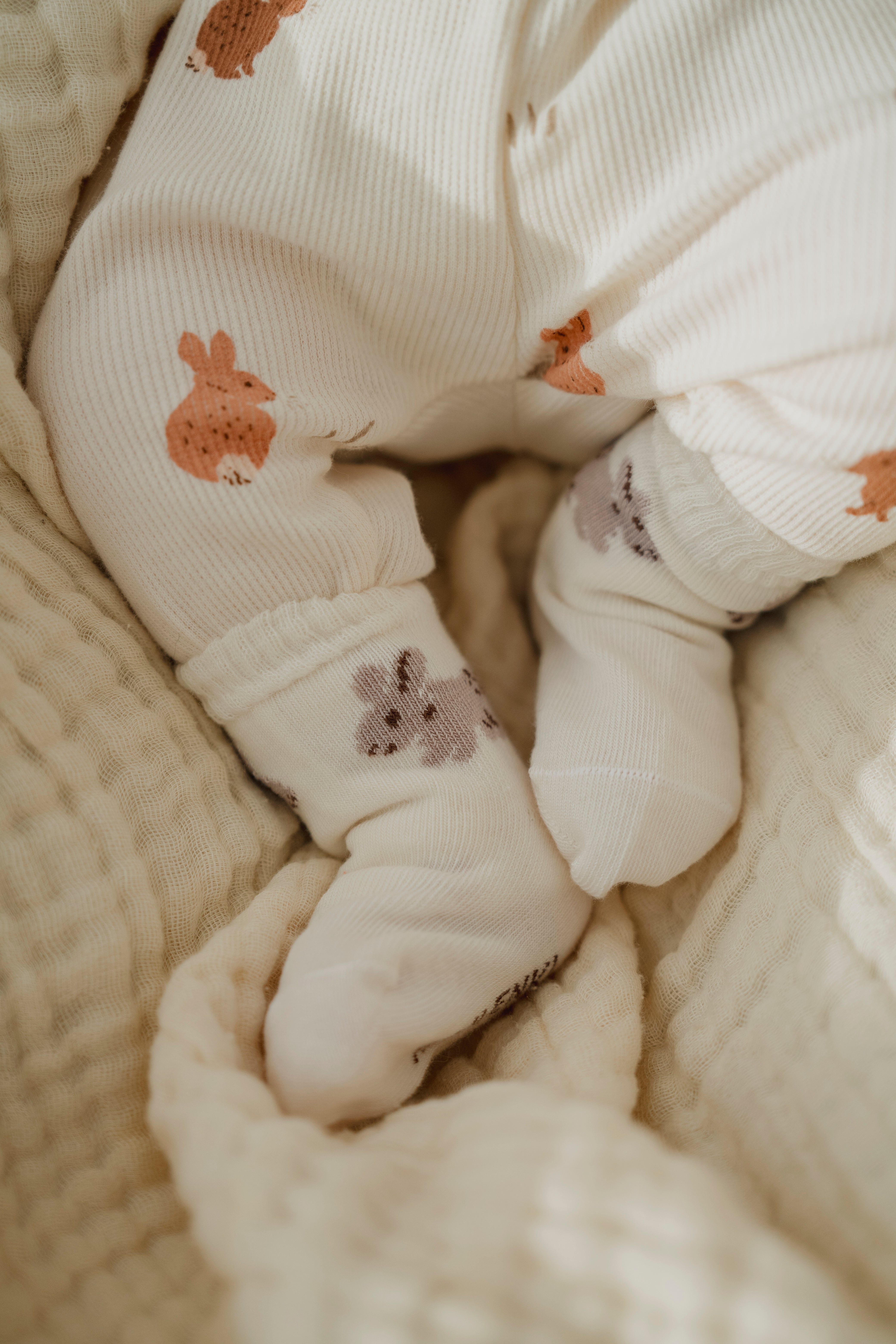 RIB LEGGINGS PETIT LAPIN