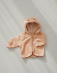 ORGANIC FLEECE JACKET APRICOT