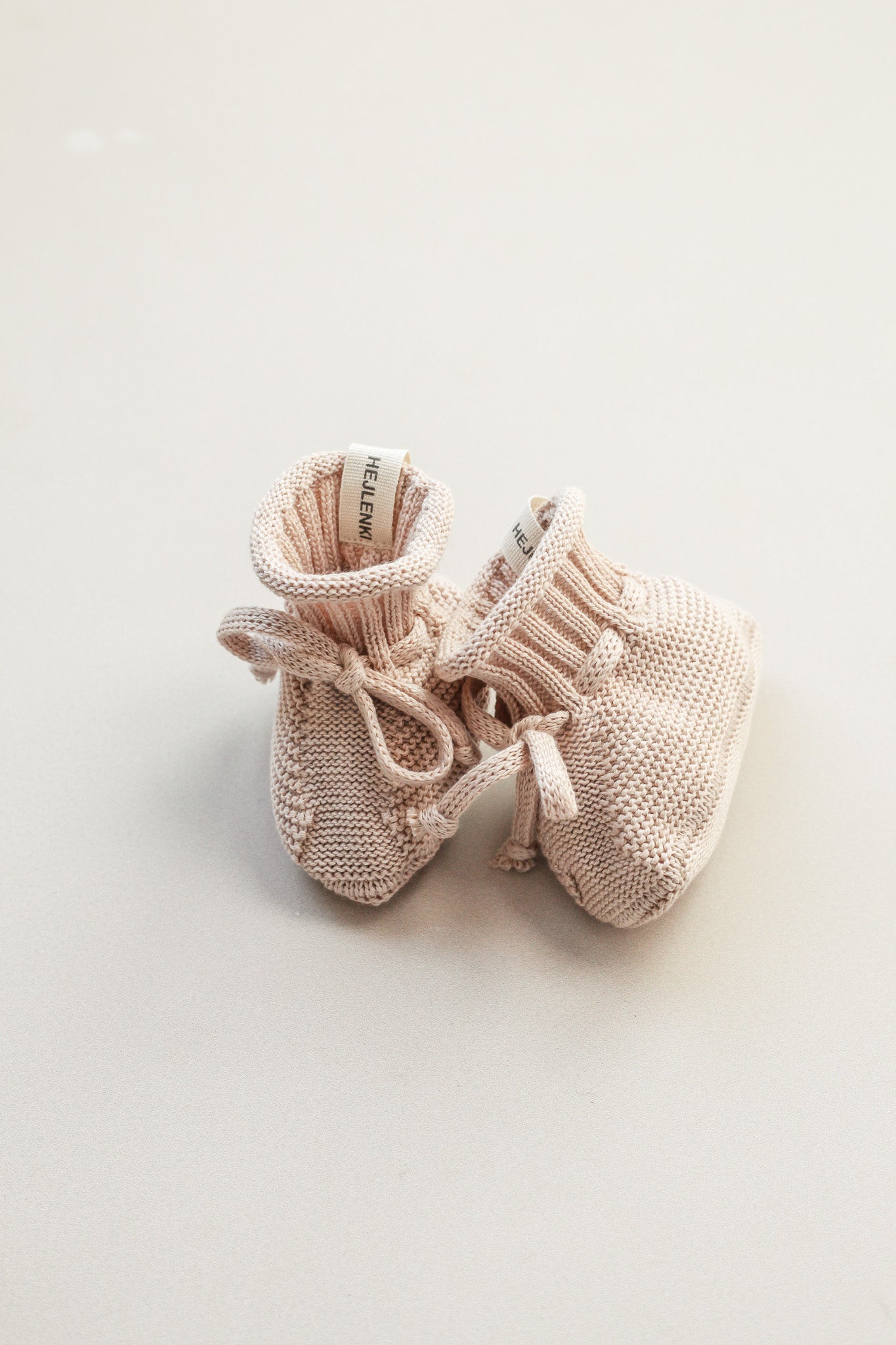 BABY KNIT SHOES WARM BISQUE