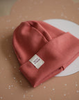 RIB BEANIE PETIT AMOUR CHERRYRED