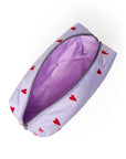 POUCH BAG PURPLE HEARTS