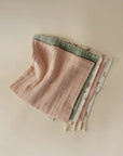 5-PACK COTTON WASHCLOTH PINK FLOWERS