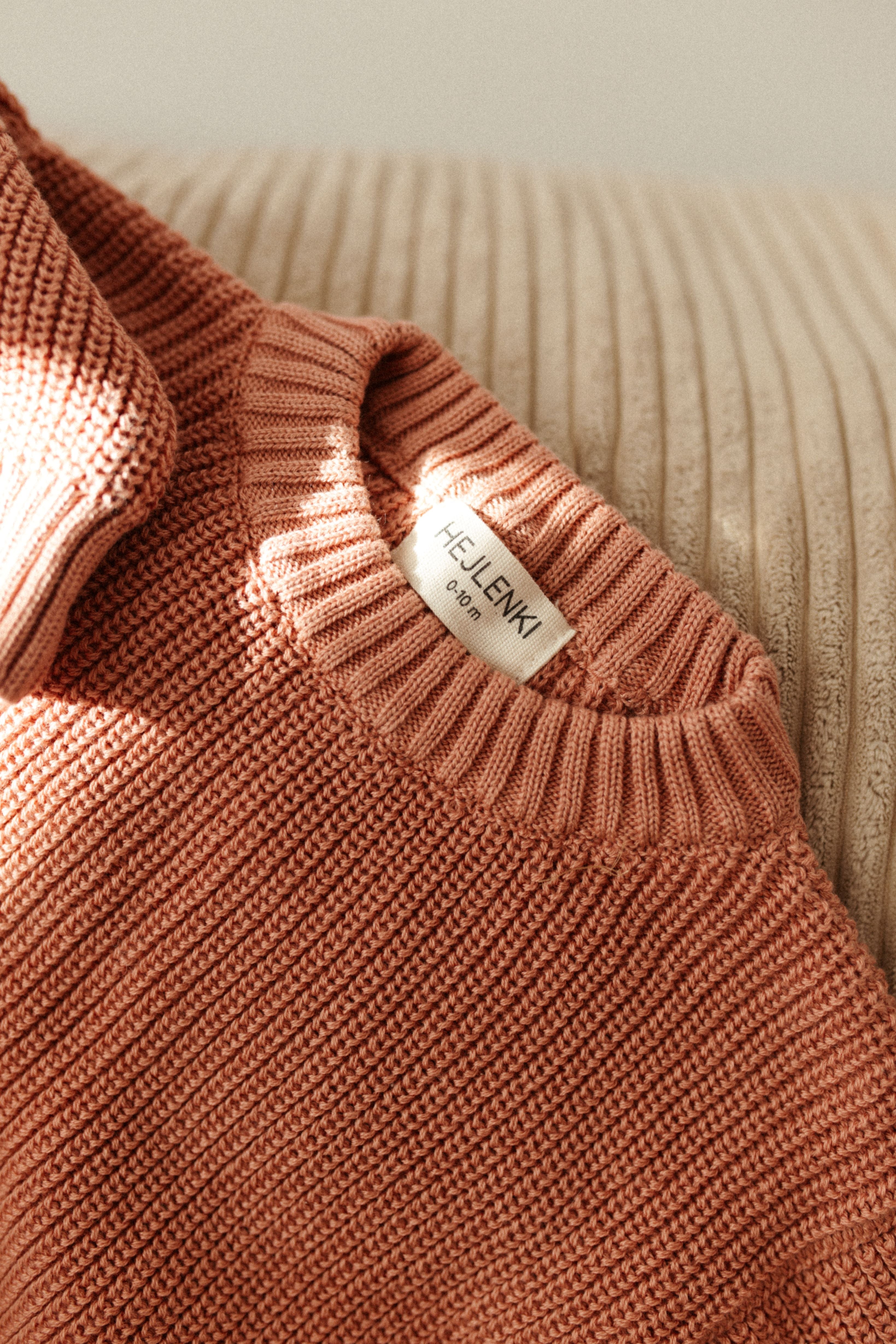 CHUNKY KNIT PULLI BLUSHED SUNRISE
