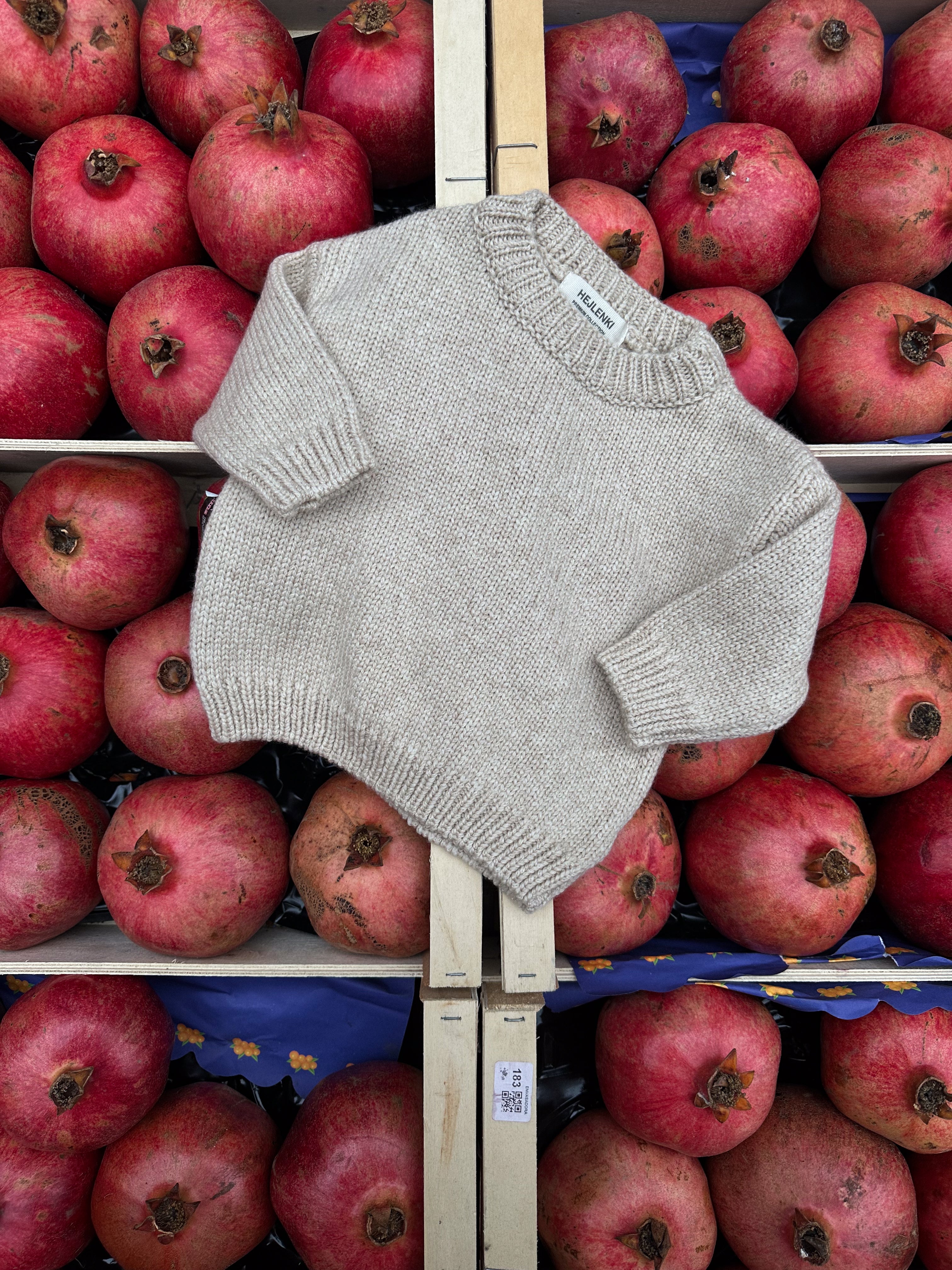 CASHMERE MERINO WOOL KNIT PULLI