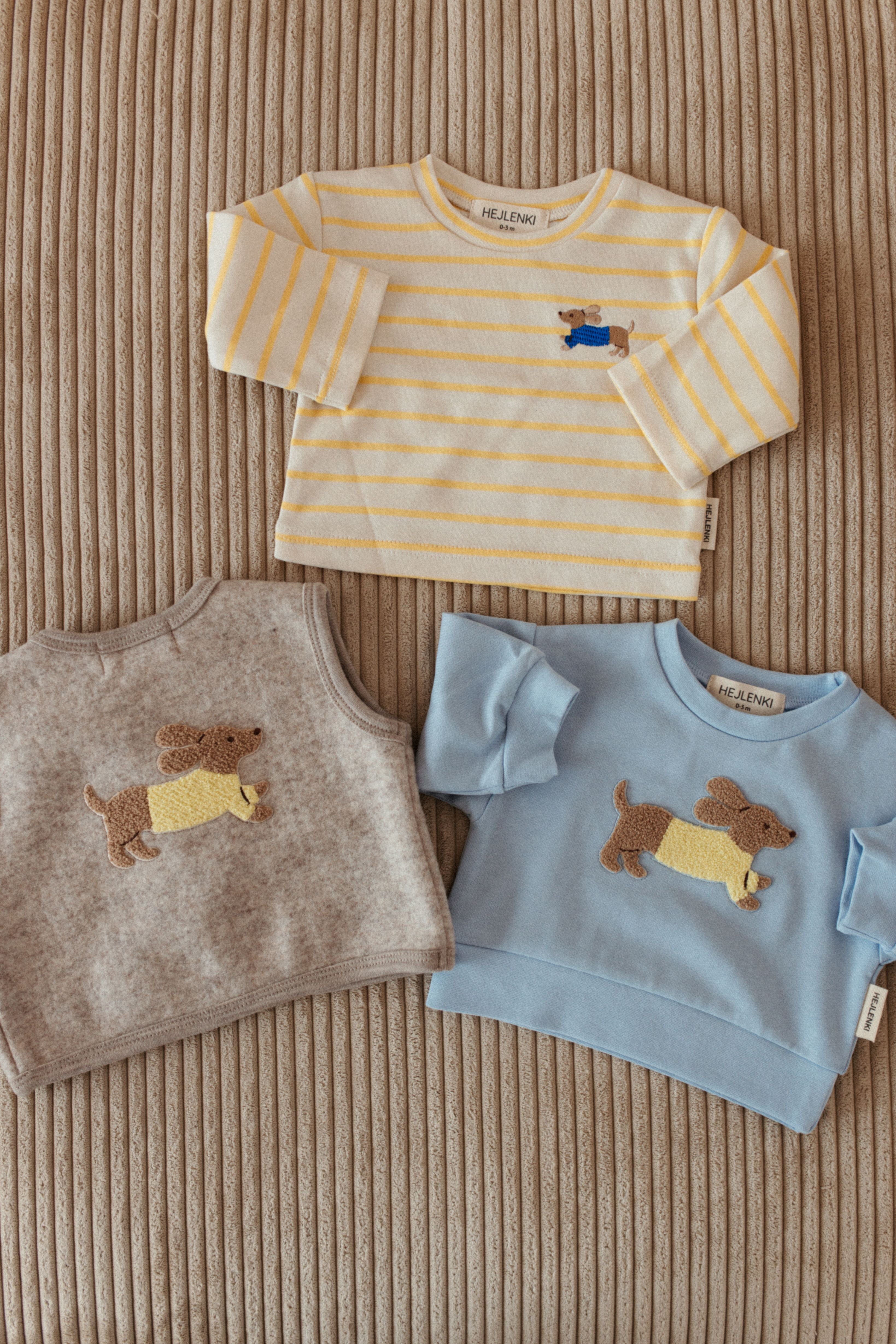 STRIPED OVERSIZE SHIRT DACHSHUND