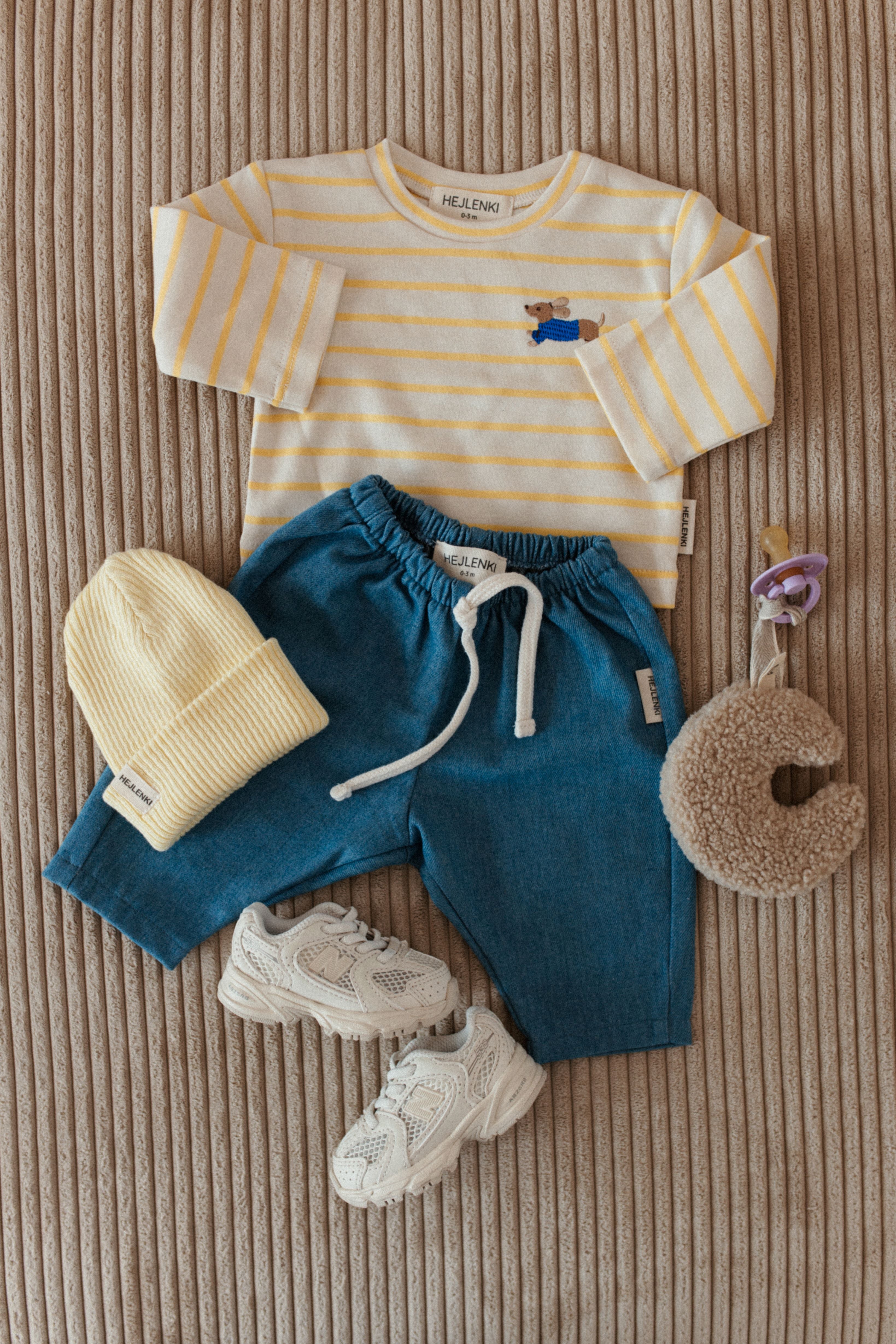 STRIPED OVERSIZE SHIRT DACHSHUND