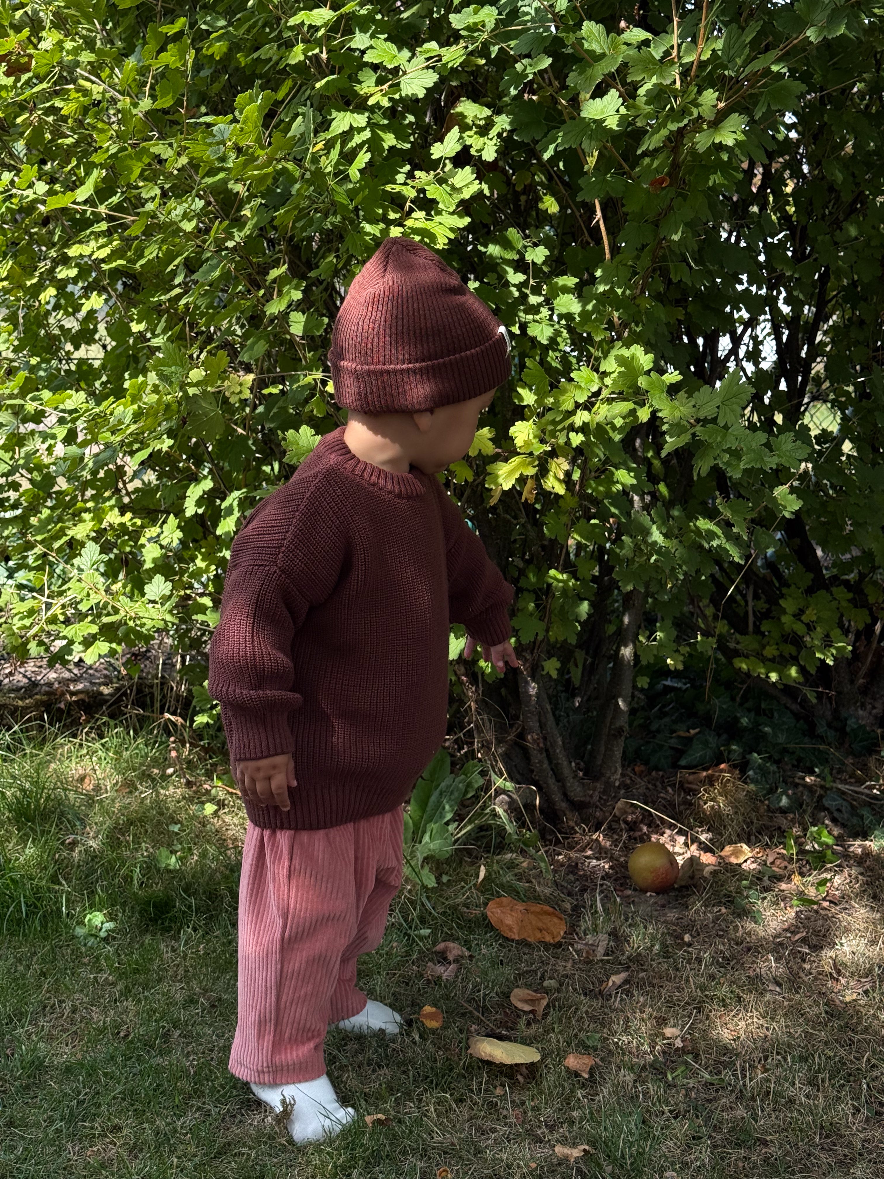 CHUNKY KNIT PULLI BAKED BROWNIE