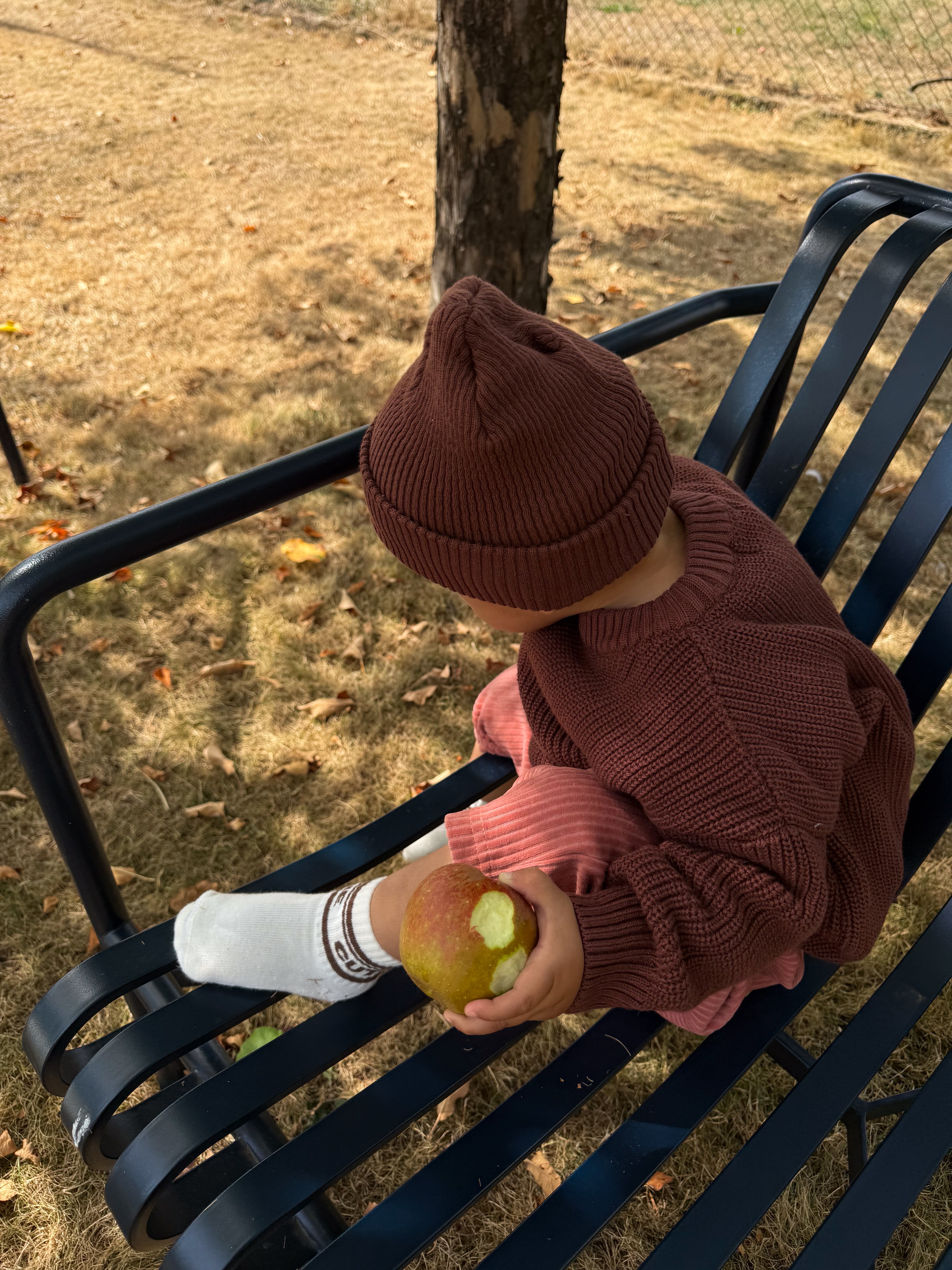 CHUNKY KNIT PULLI BAKED BROWNIE