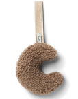 TEDDY PACIFIER CLIP MOON BROWN