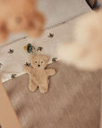 BEAR PACIFIER CLIP BEIGE