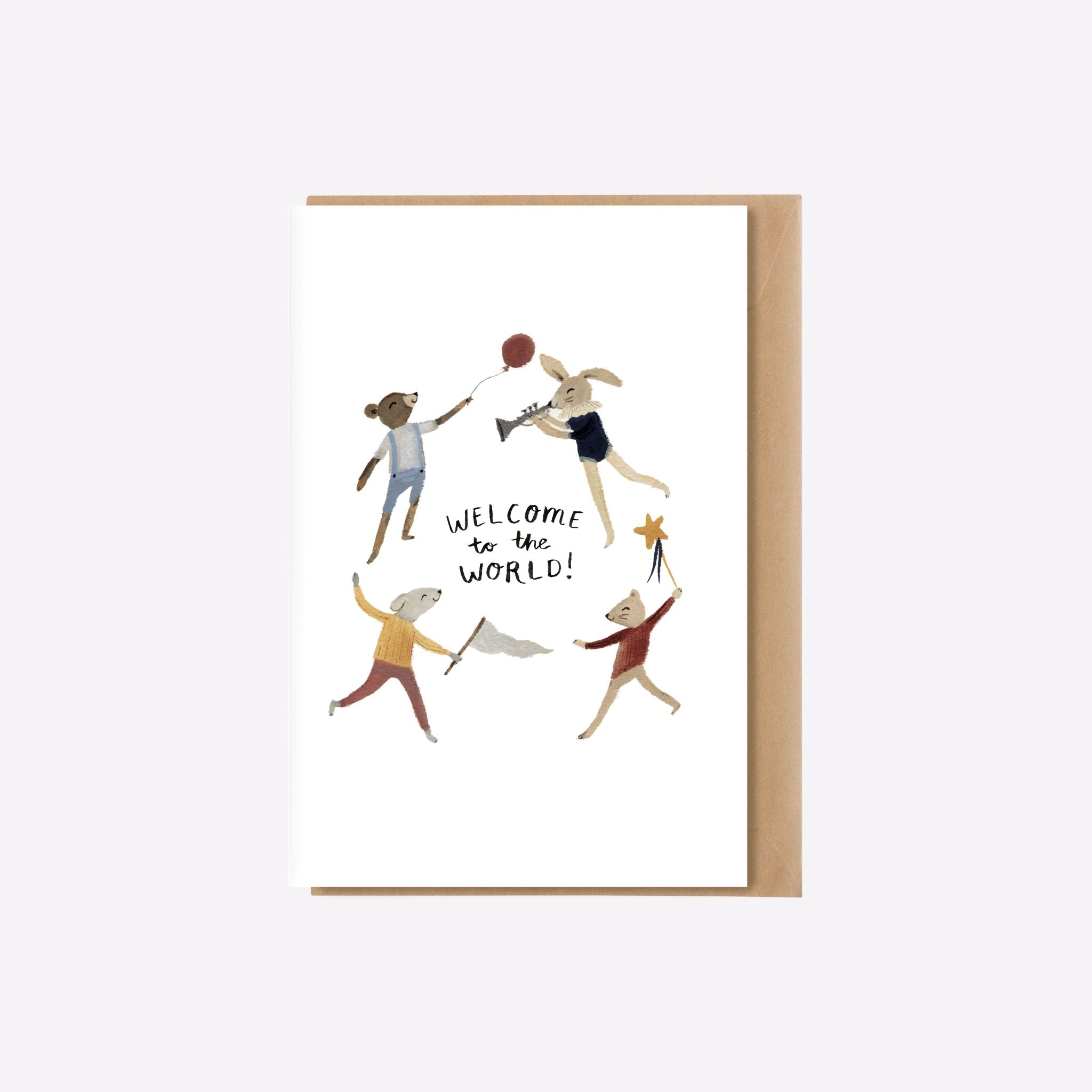 WELCOME TO THE WORLD CARD A5
