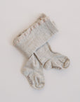 MERINO WOOL TIGHTS BEIGE MELANGE