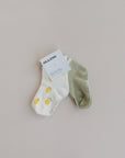 LEMON SOCKS 2-PACK