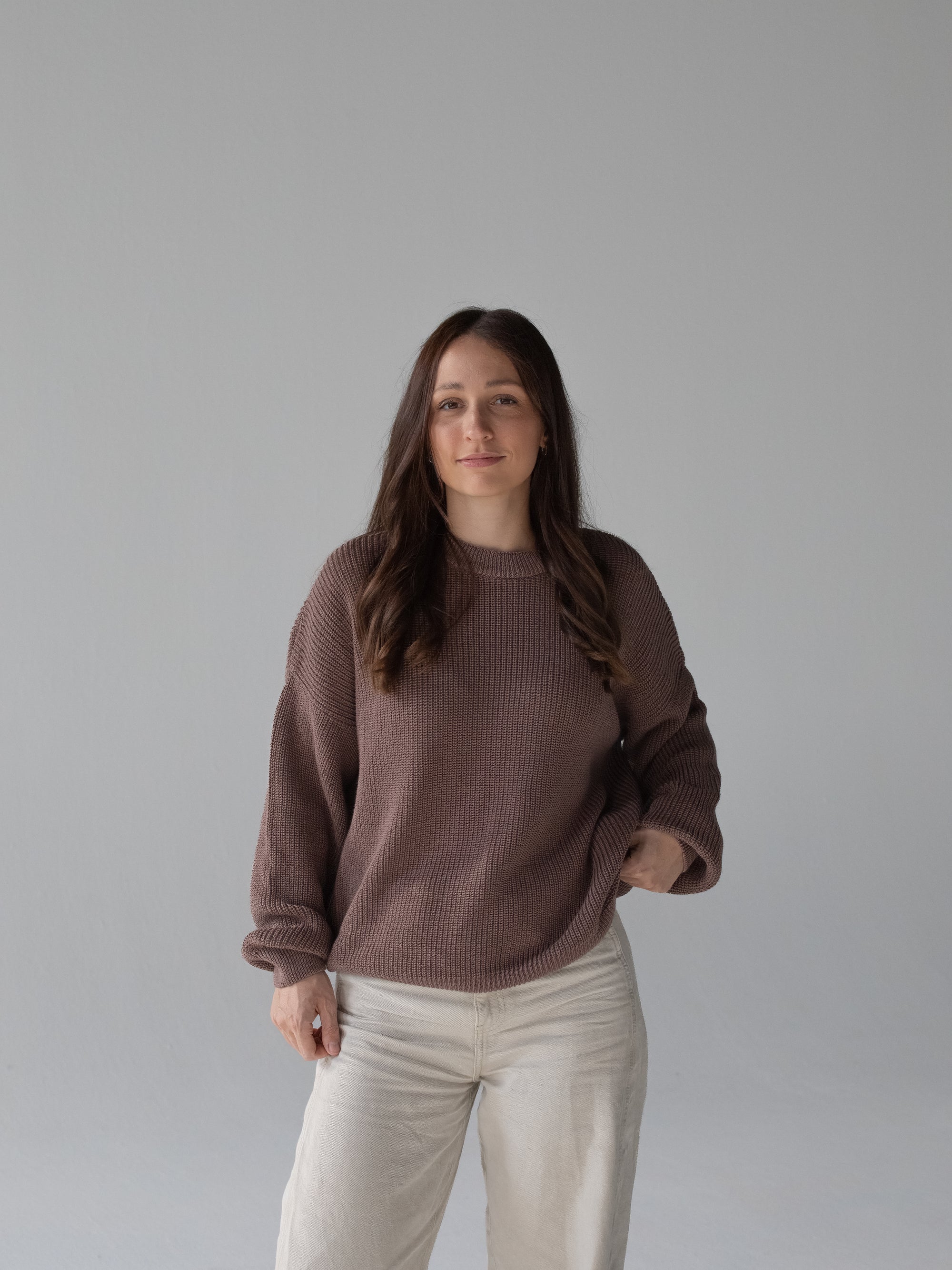 WOMEN KNIT PULLI HOT COCOA