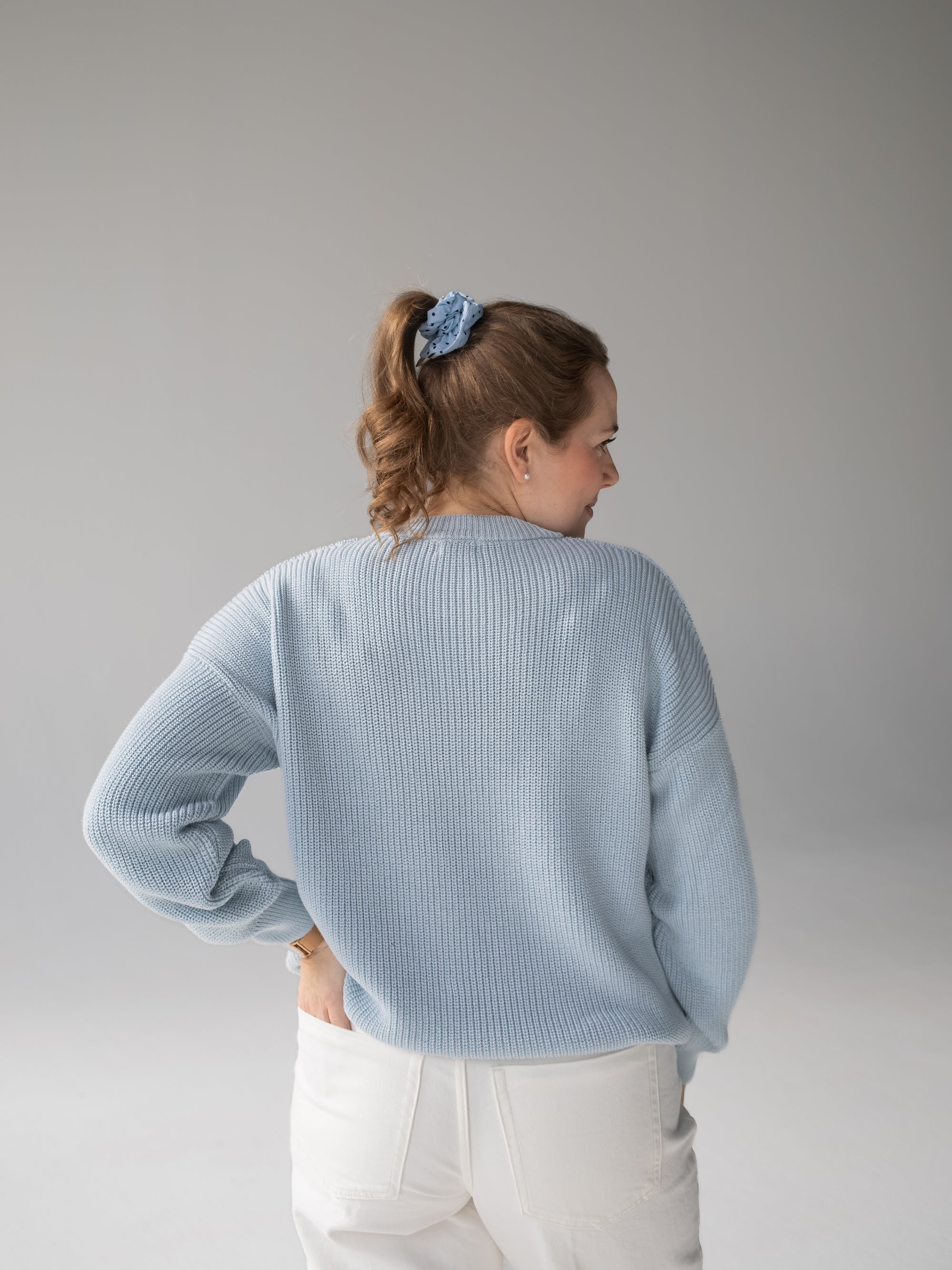 WOMEN KNIT PULLI ICE MELT