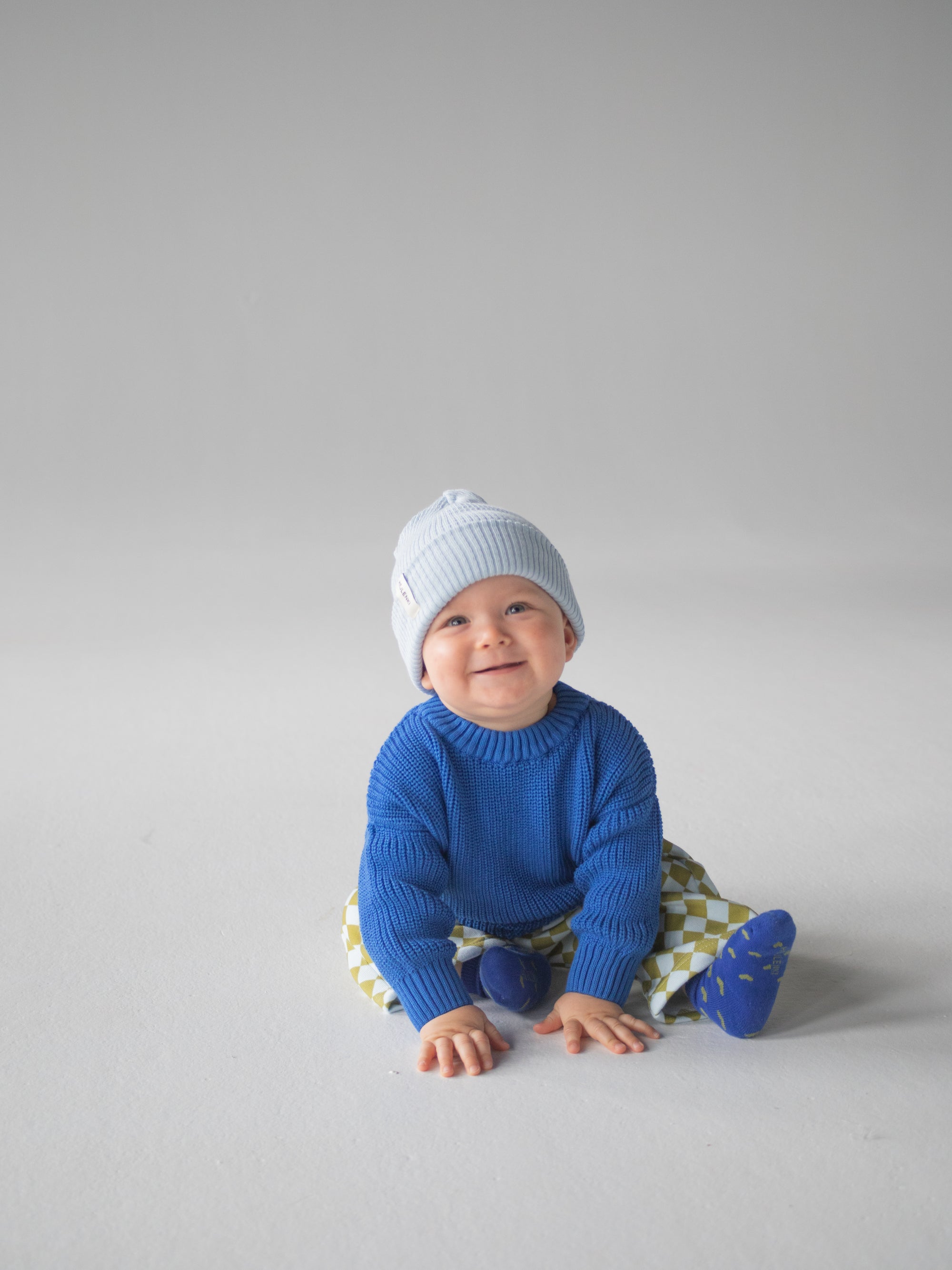CHUNKY KNIT PULLI NORDIC BLUE