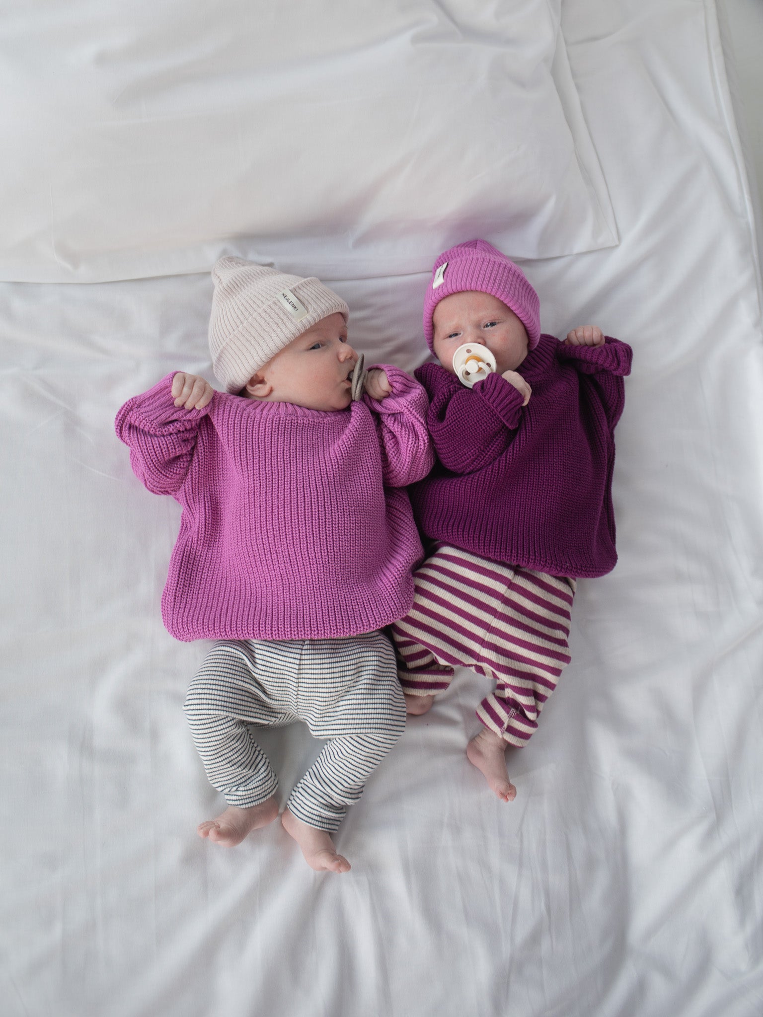 CHUNKY KNIT PULLI PLUM JAM