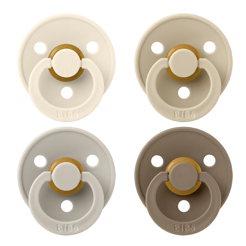 4-PACK LATEX PACIFIER IVORY VANILLA