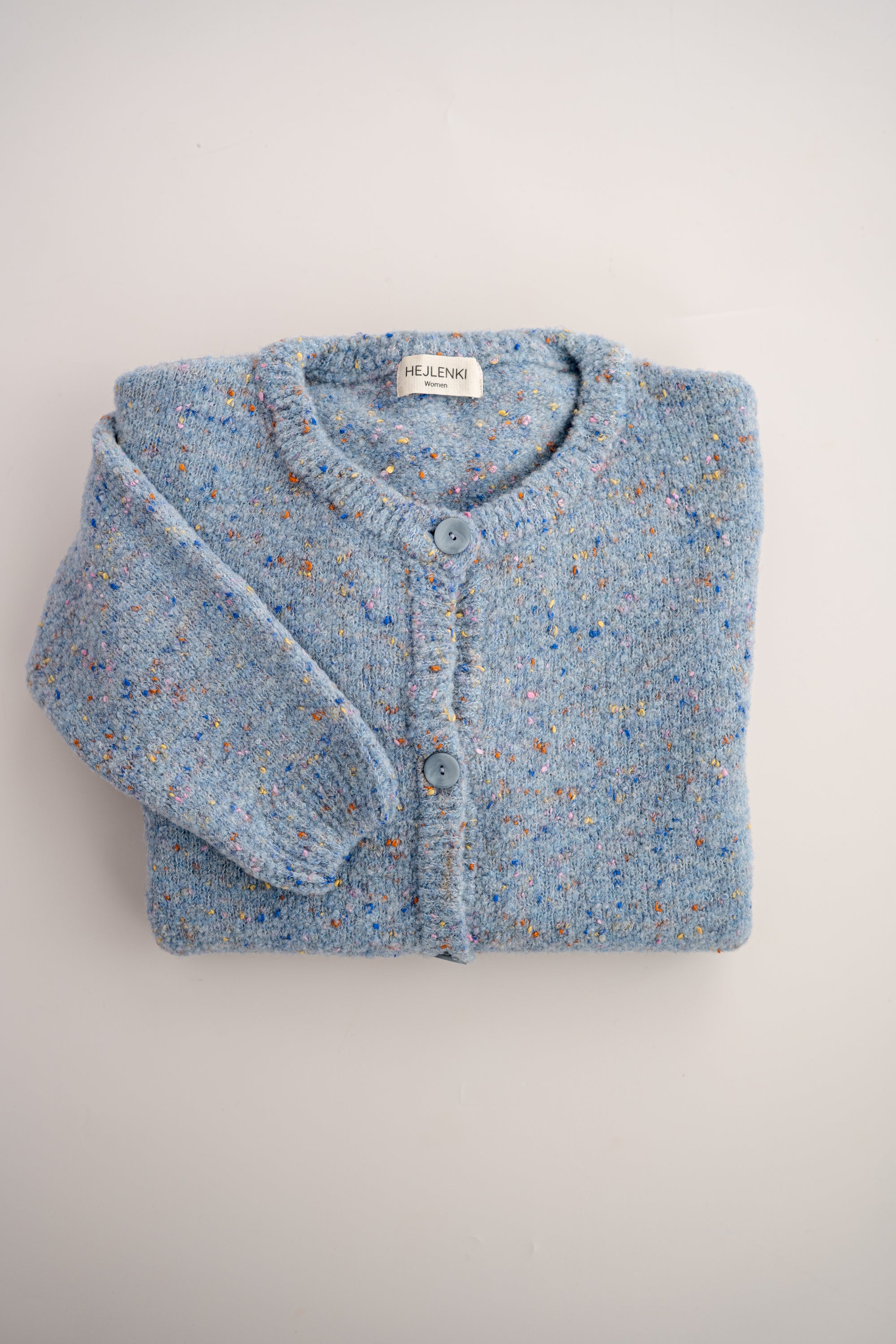WOMEN MERINO KNIT CARDIGAN CONFETTI