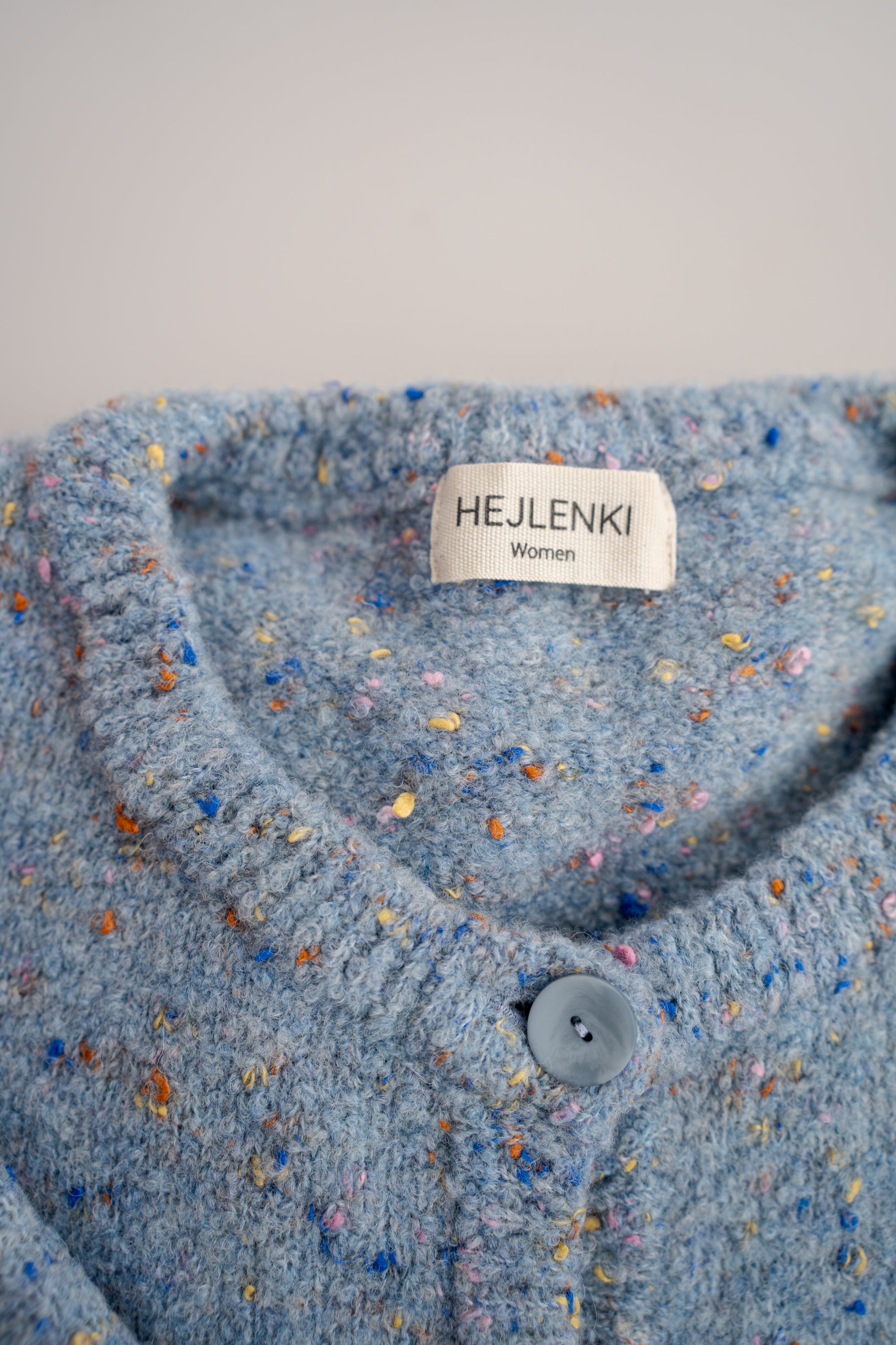 WOMEN MERINO KNIT CARDIGAN CONFETTI