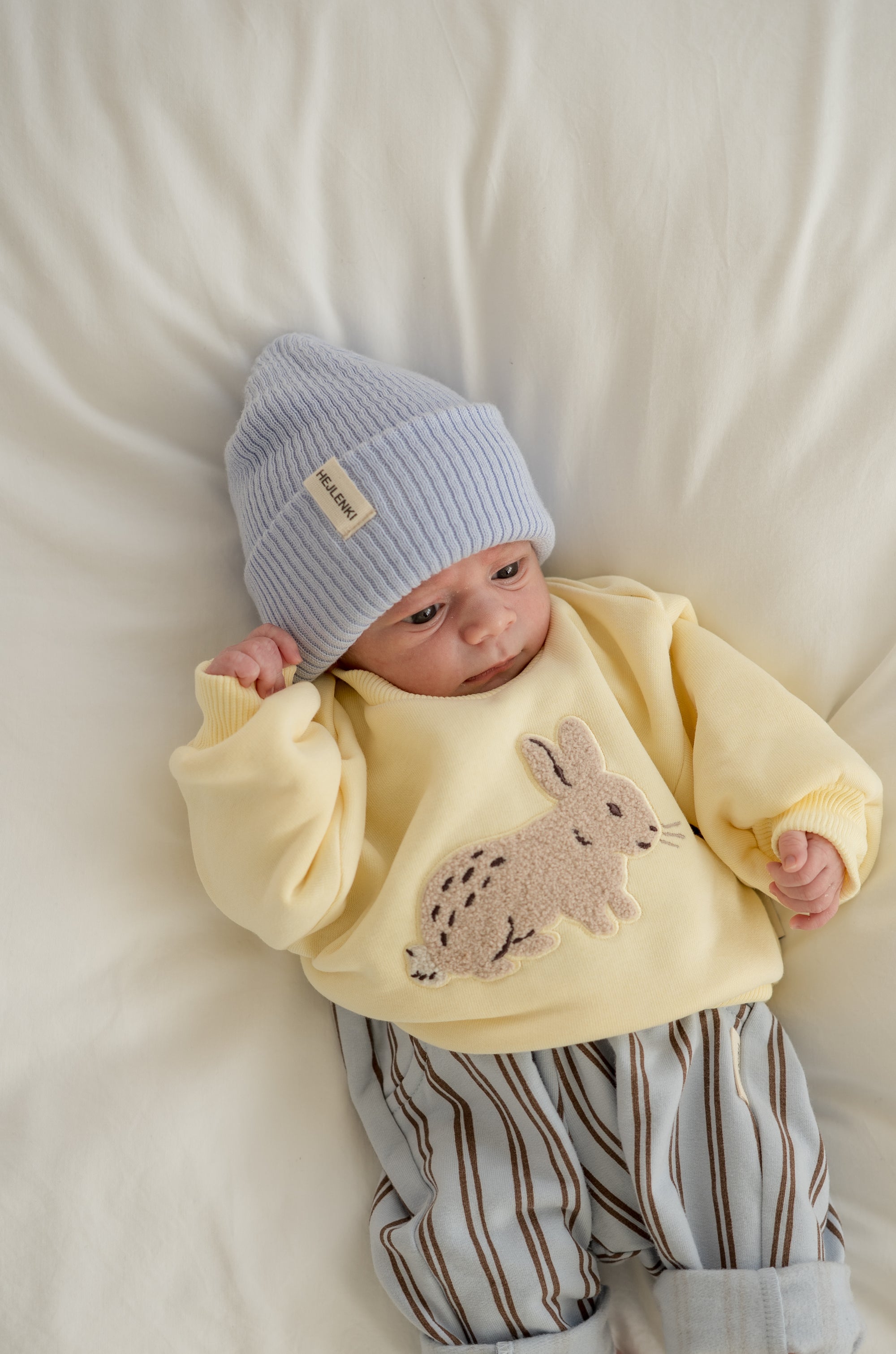 PETIT LAPIN SWEATER PEAR SORBET