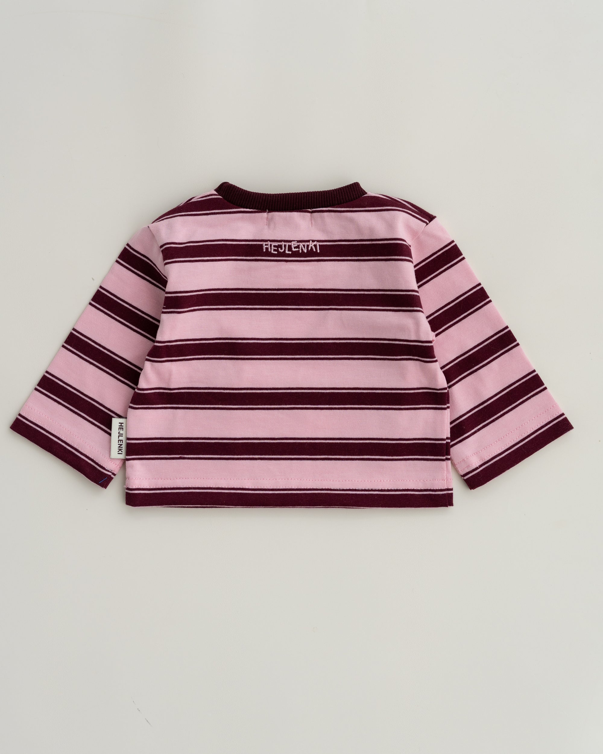 OVERSIZE LONGSLEEVE STRAWBERRY CHOCOLATE STRIPED
