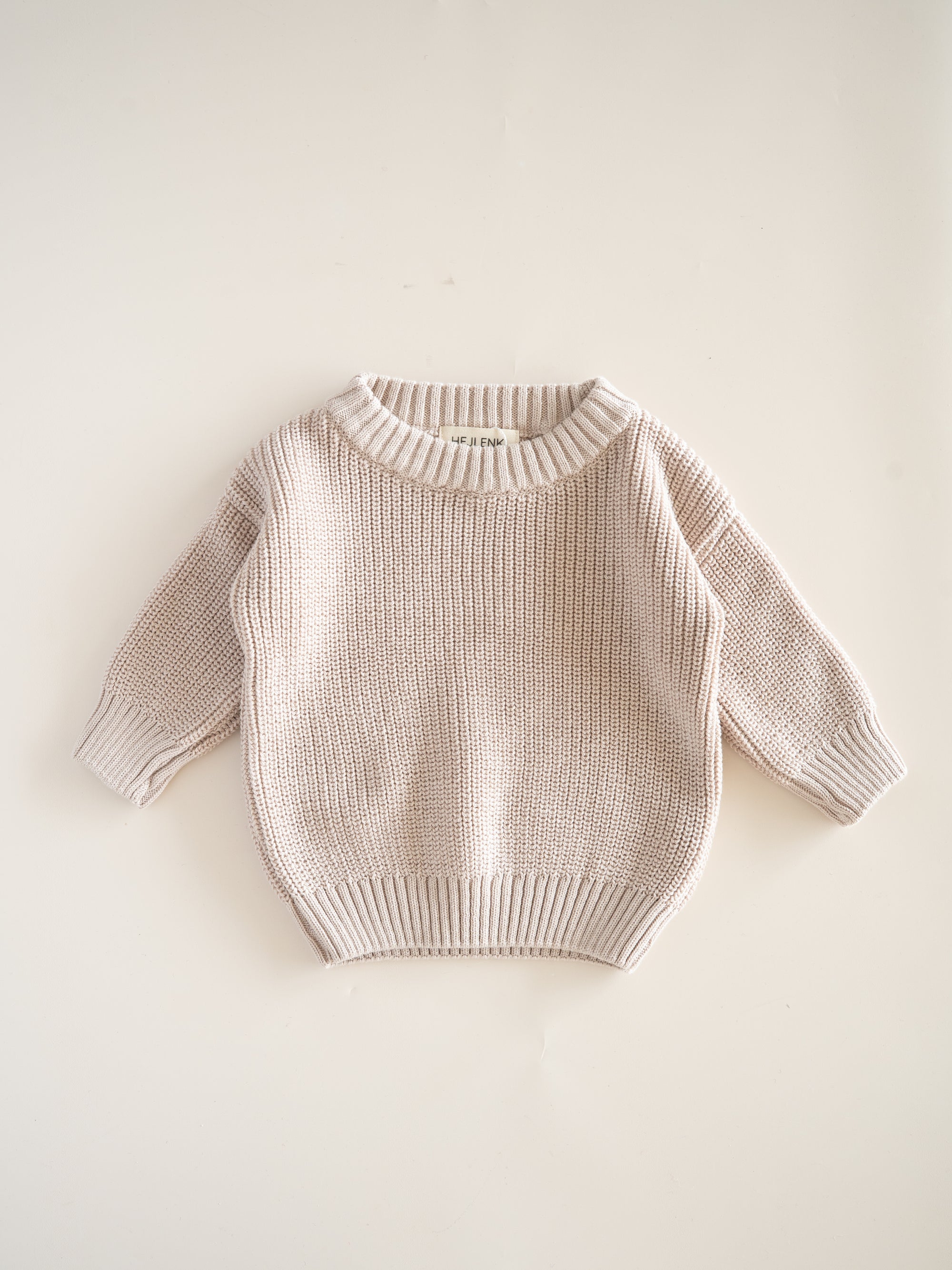 CHUNKY KNIT PULLI SILKY TOFU