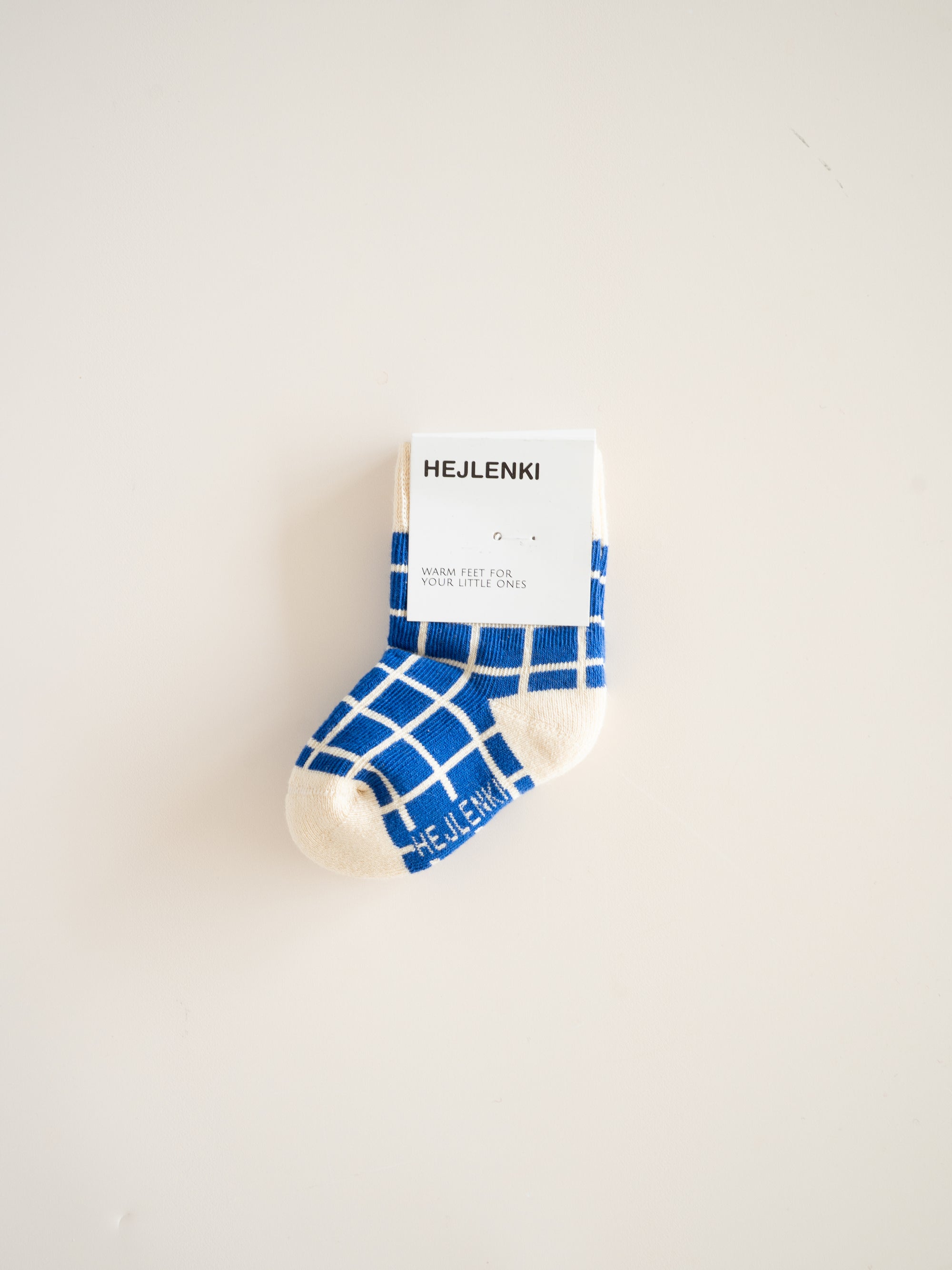SOCKS BLU CHECKED
