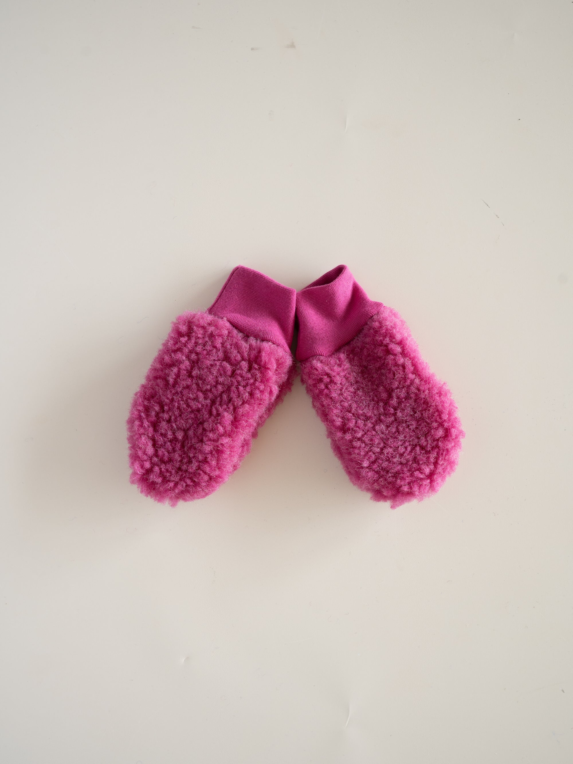MERINO WOOL TEDDY MITTENS
