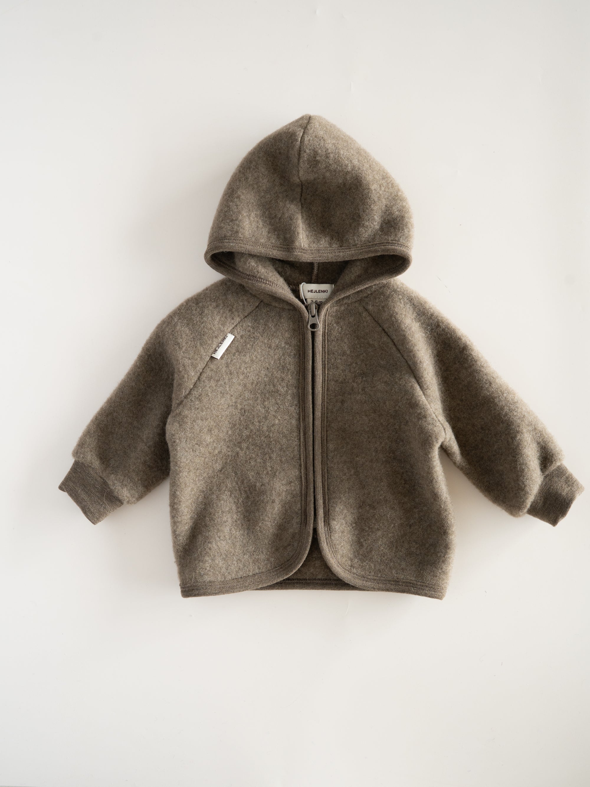MERINO WOOL FLEECE JACKET HAZEL