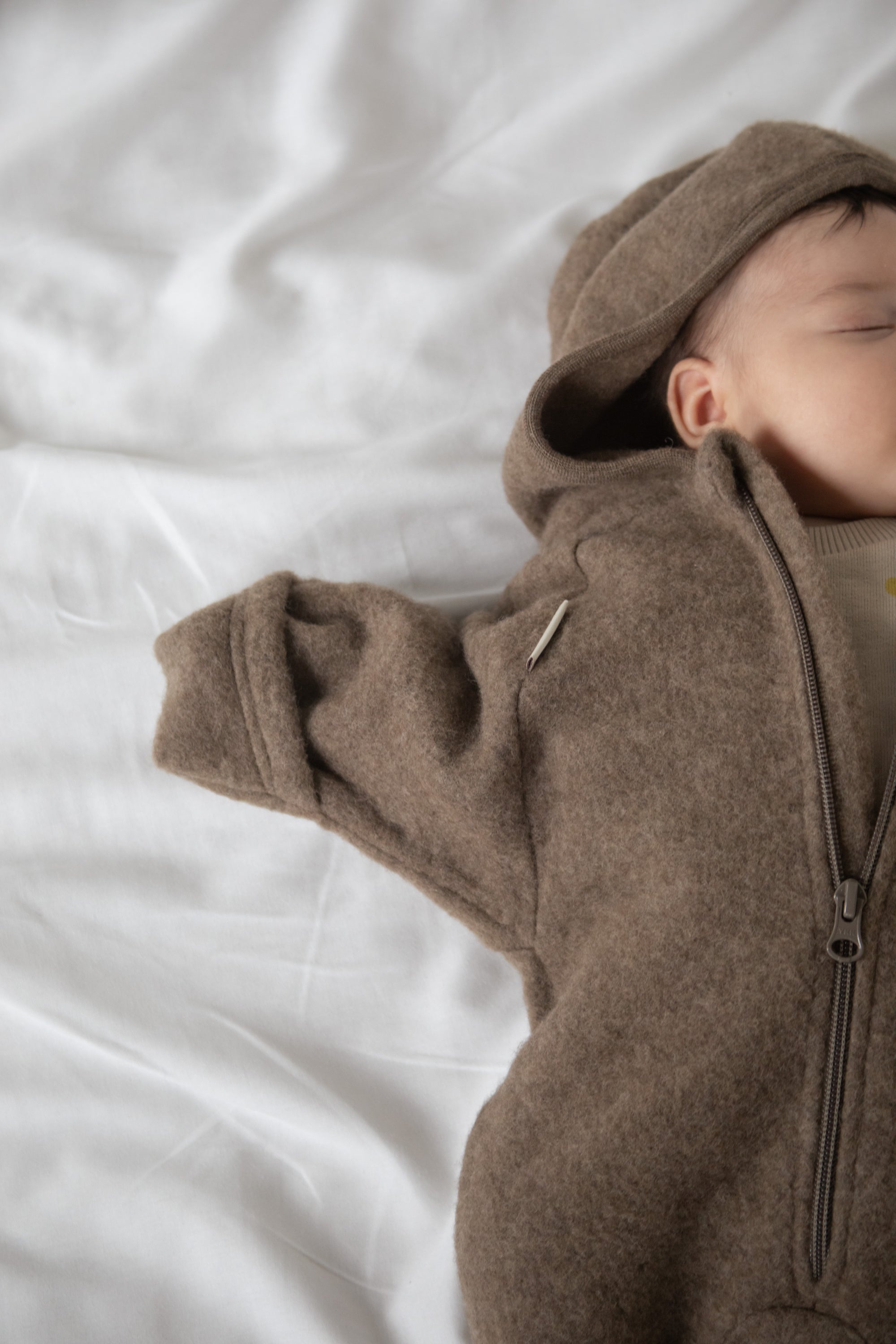 MERINO WOOL FLEECE OVERALL HAZEL