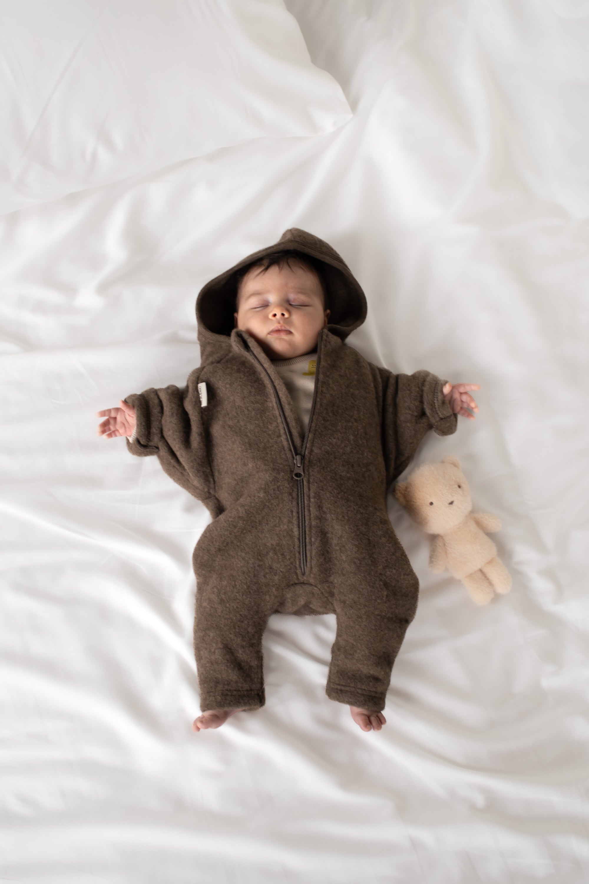 MERINO WOOL FLEECE OVERALL HAZEL