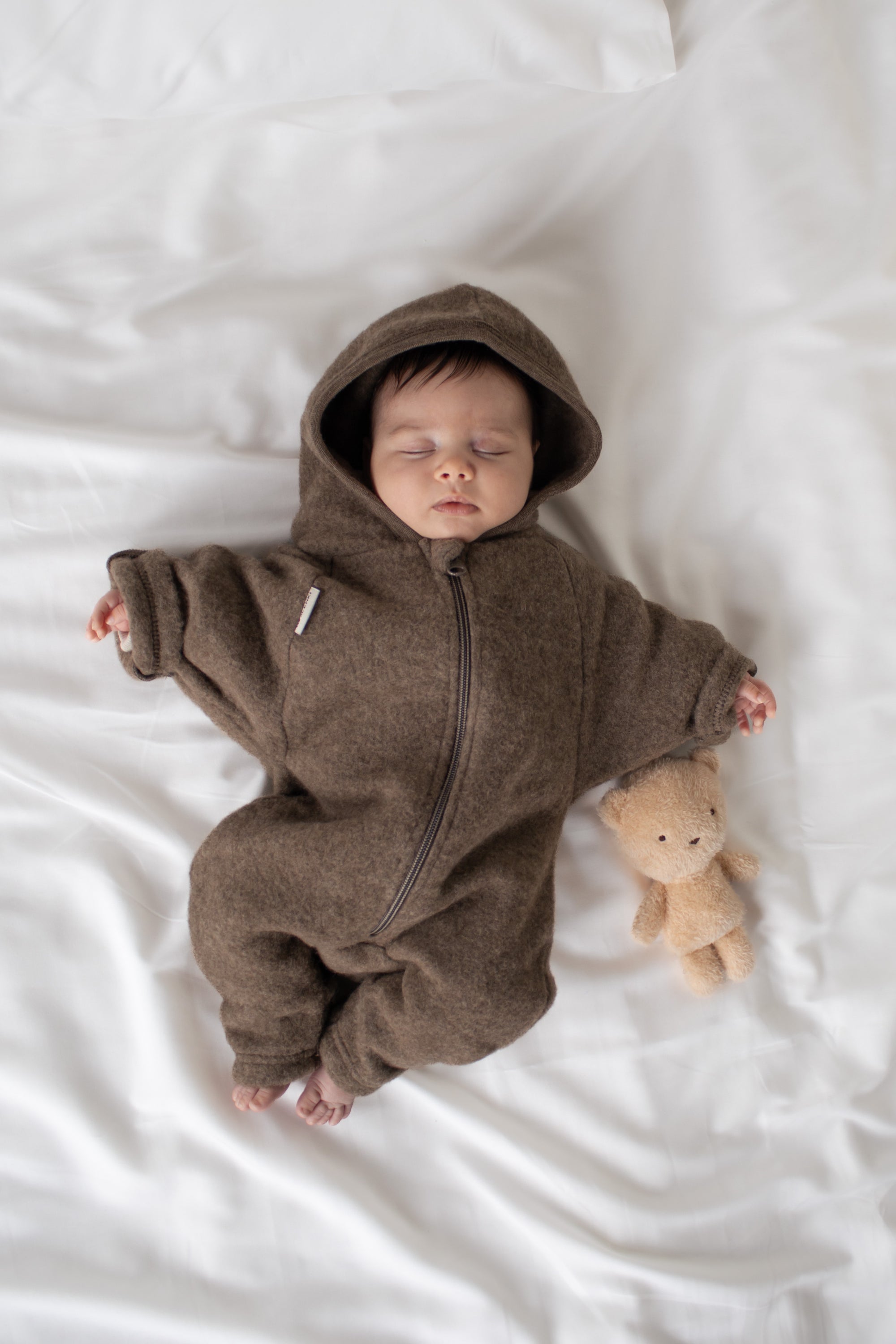 MERINO WOOL FLEECE OVERALL HAZEL