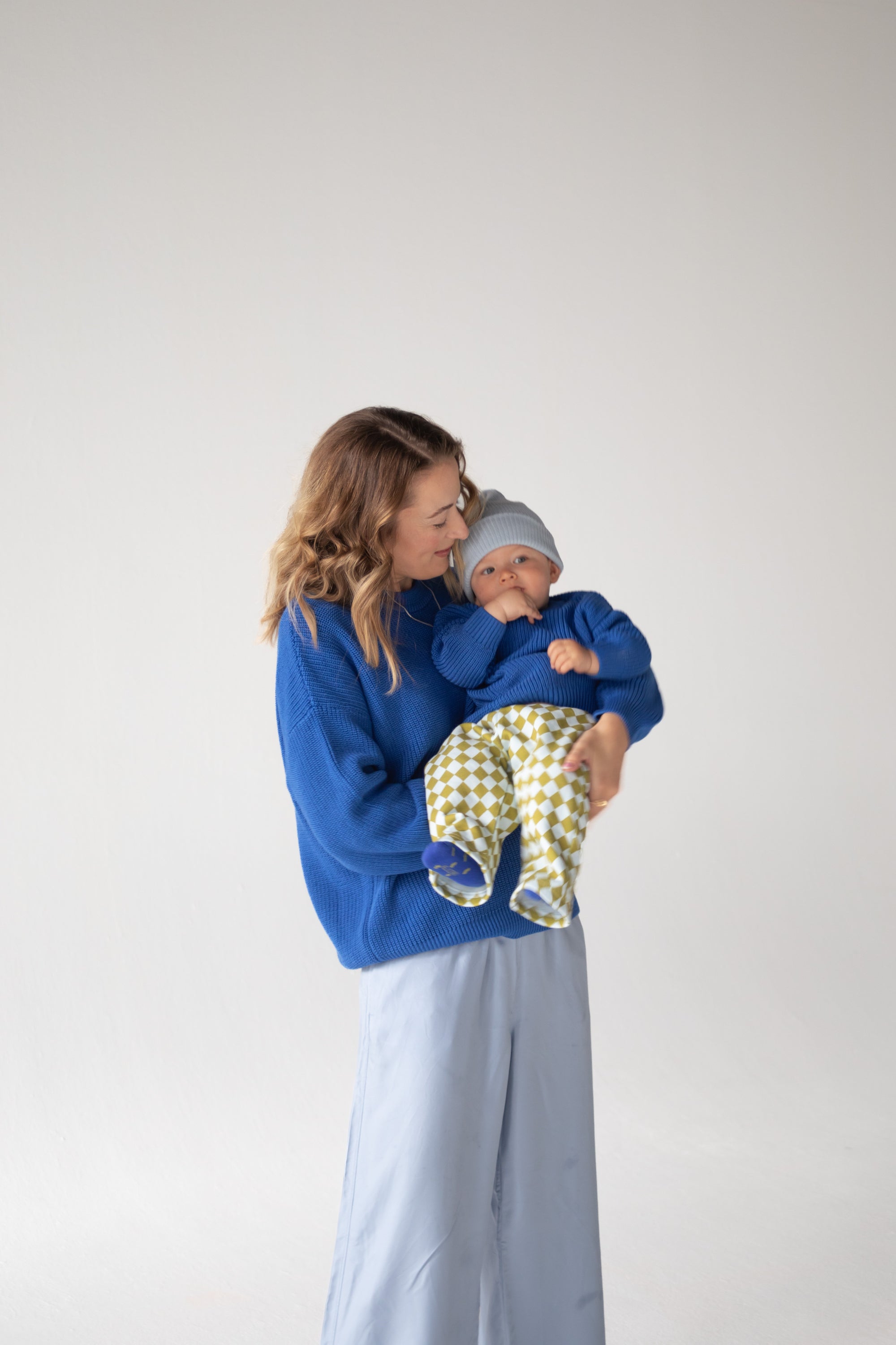 WOMEN KNIT PULLI NORDIC BLUE