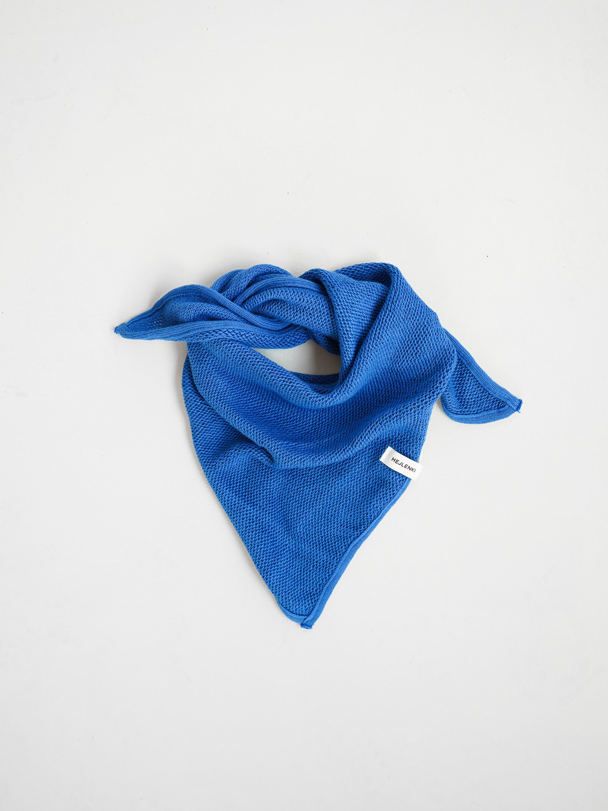 KNIT SCARF NORDIC BLUE