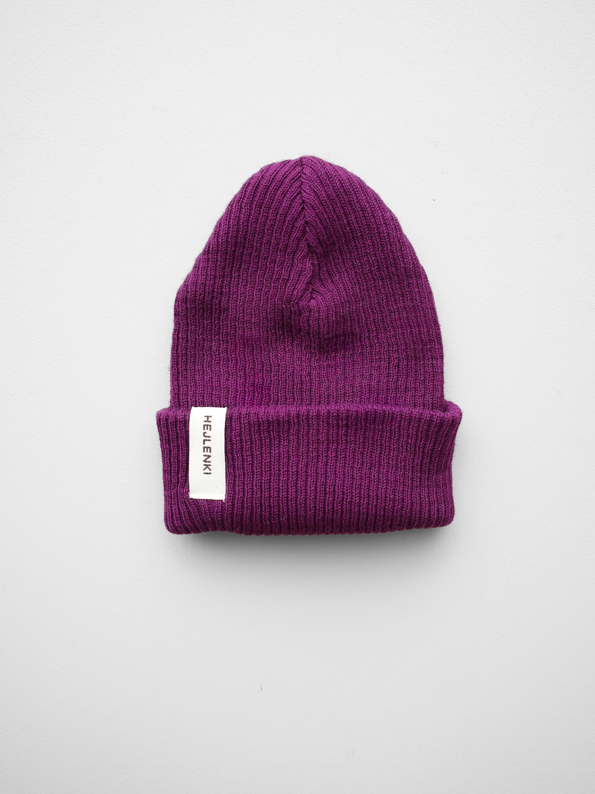 KNIT BEANIE PLUM JAM
