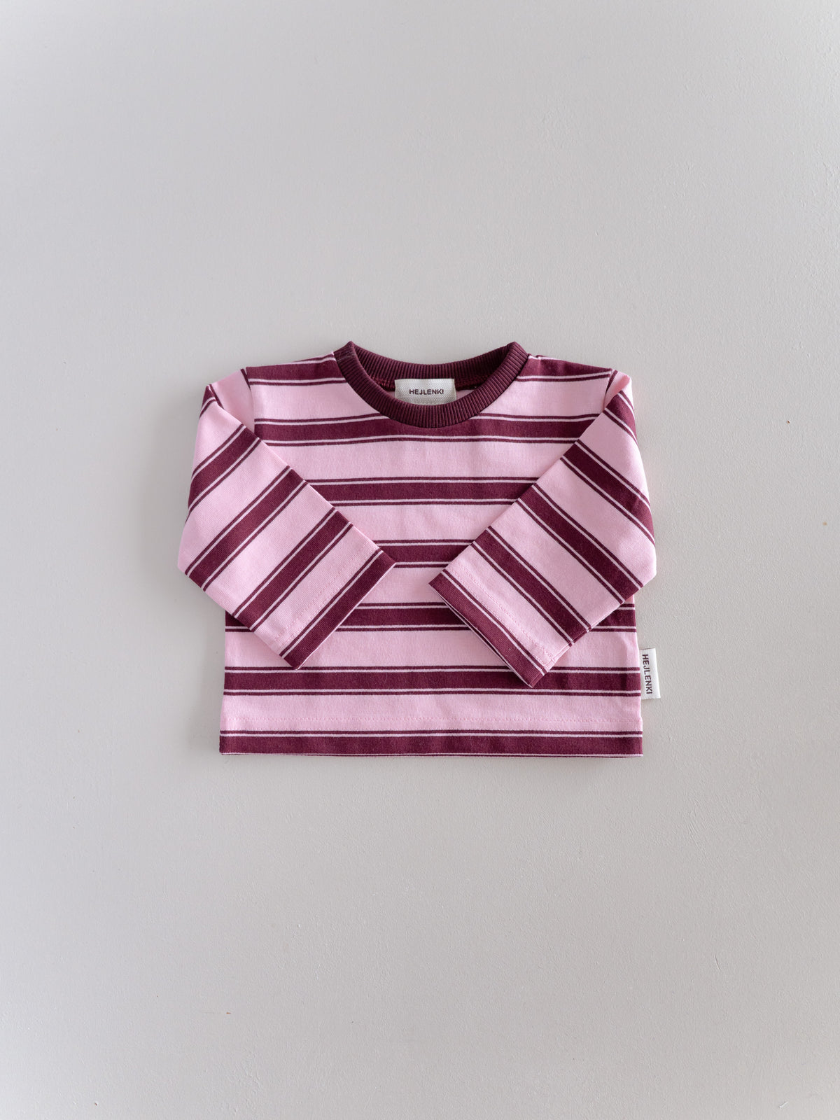 OVERSIZE LONGSLEEVE STRAWBERRY CHOCOLATE STRIPED