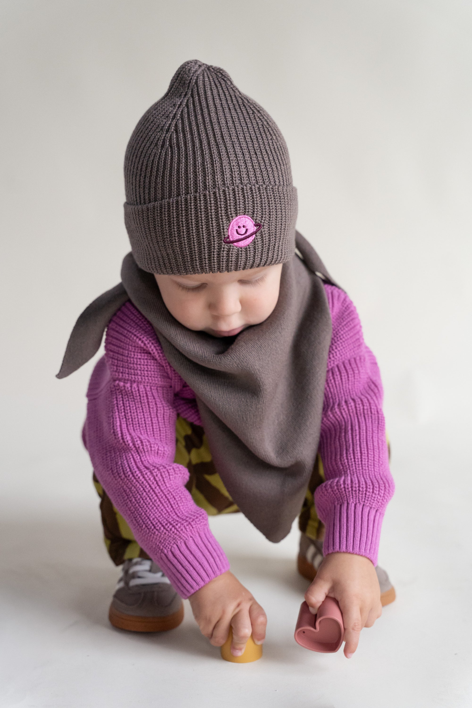 MERINO KNIT BEANIE CHOCO