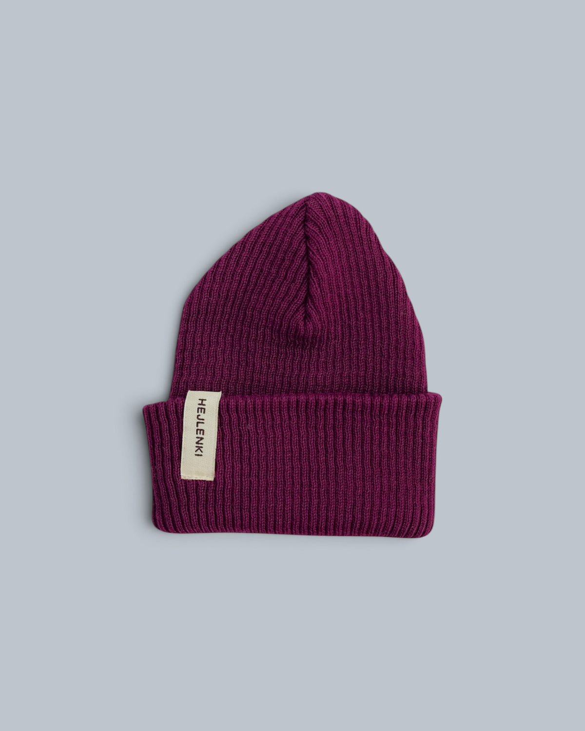 KNIT BEANIE PLUM JAM