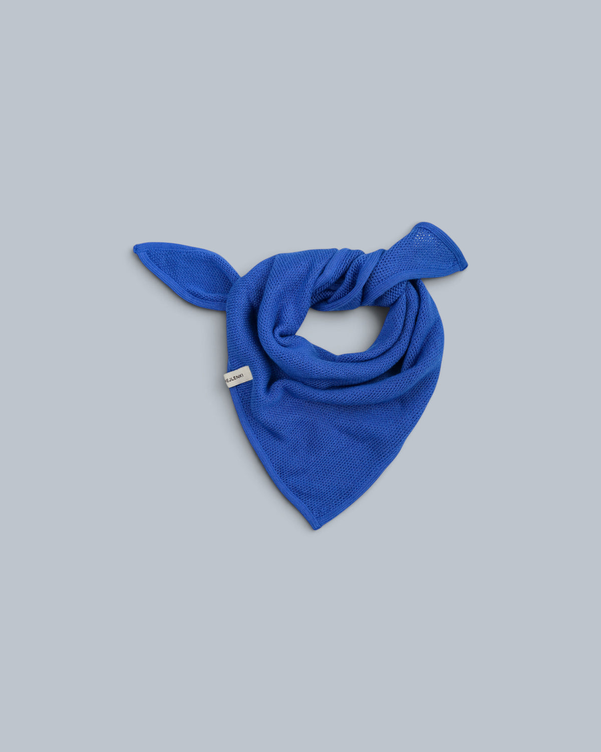 KNIT SCARF NORDIC BLUE