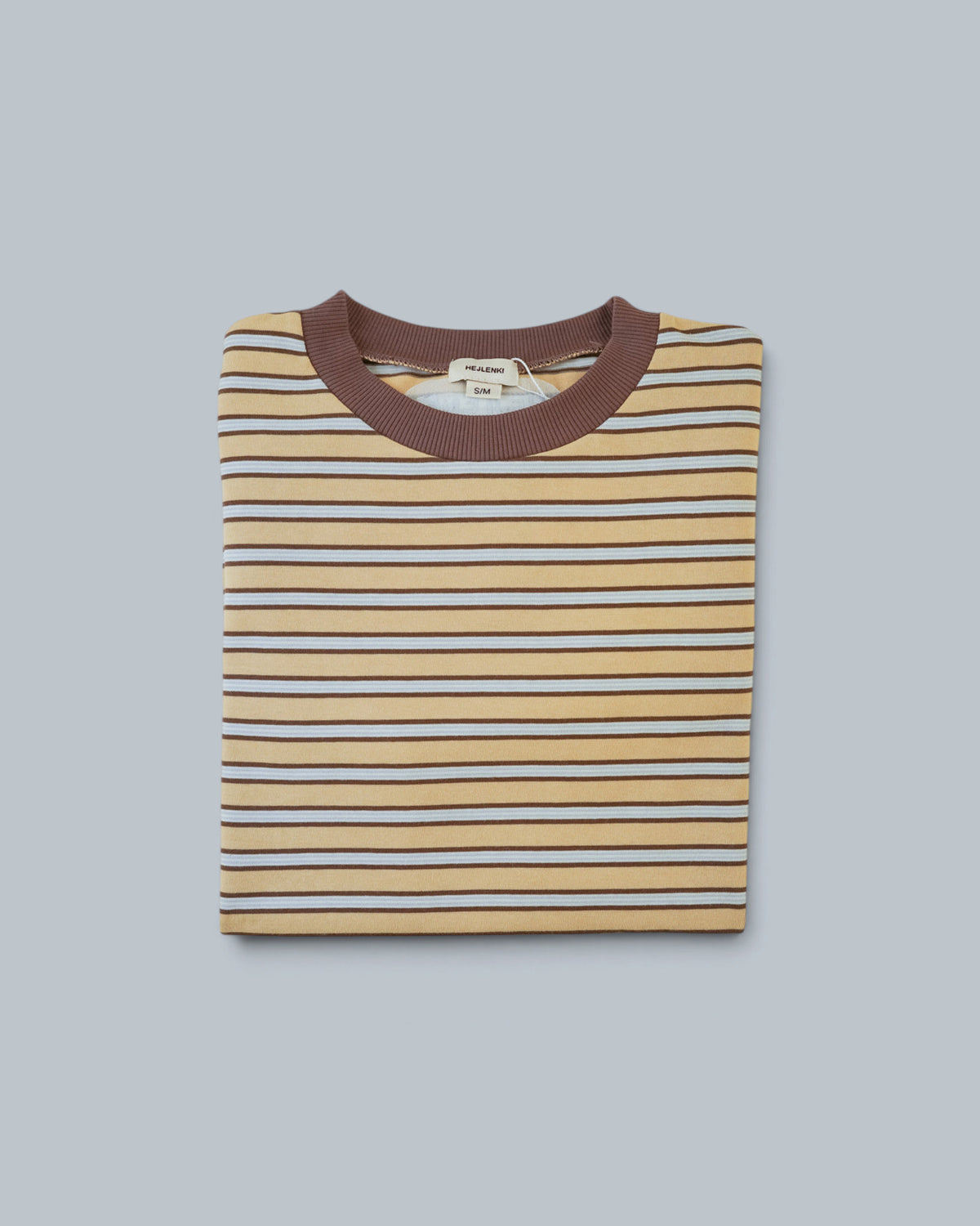 MEN OVERSIZE LONGSLEEVE STRIPED HONEY