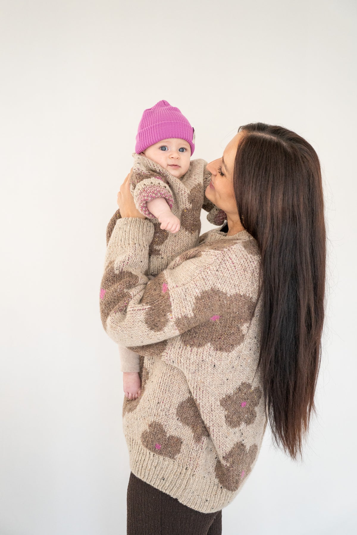 FLOWER WOOL KNIT PULLI