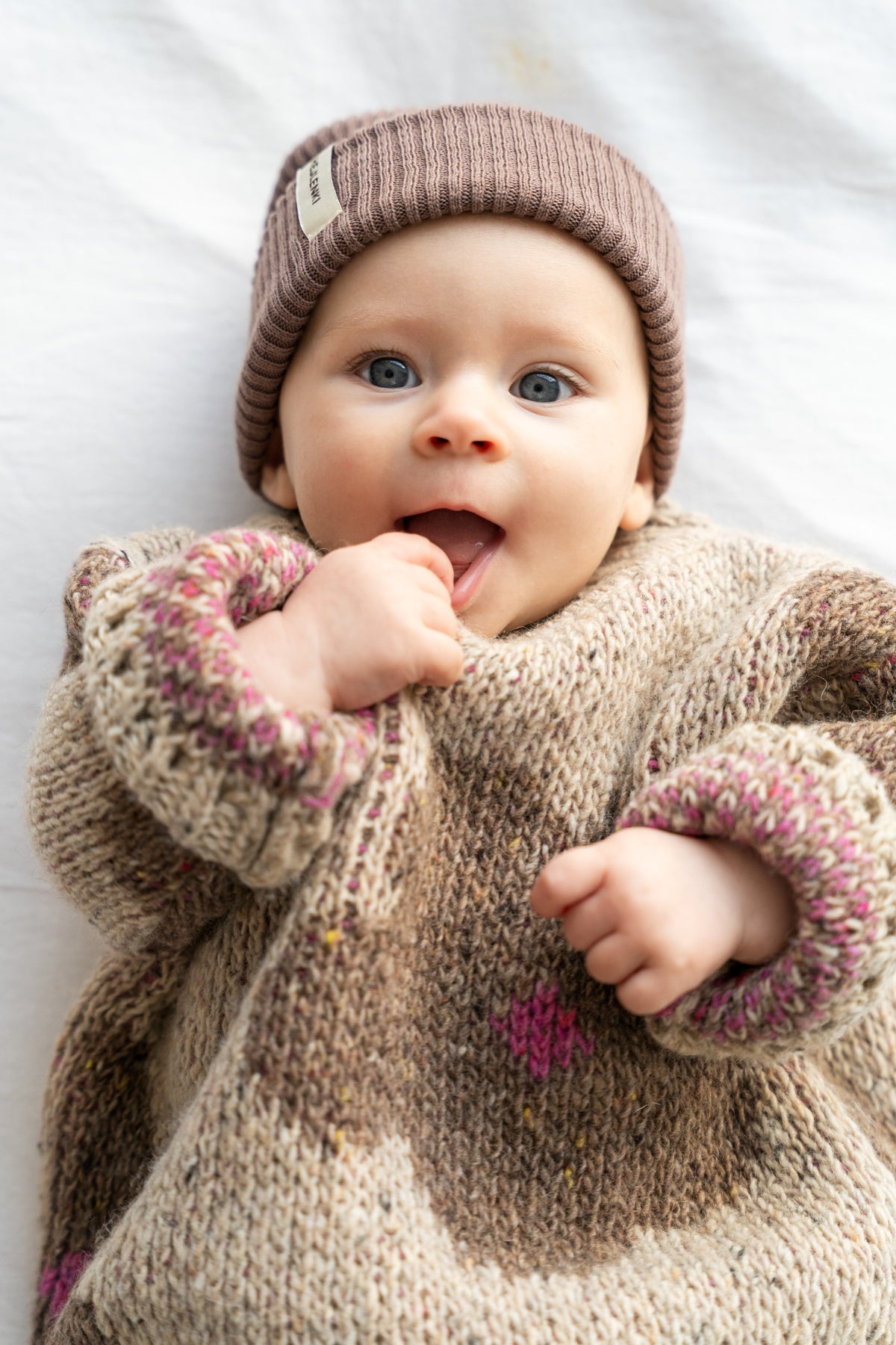 FLOWER WOOL KNIT PULLI