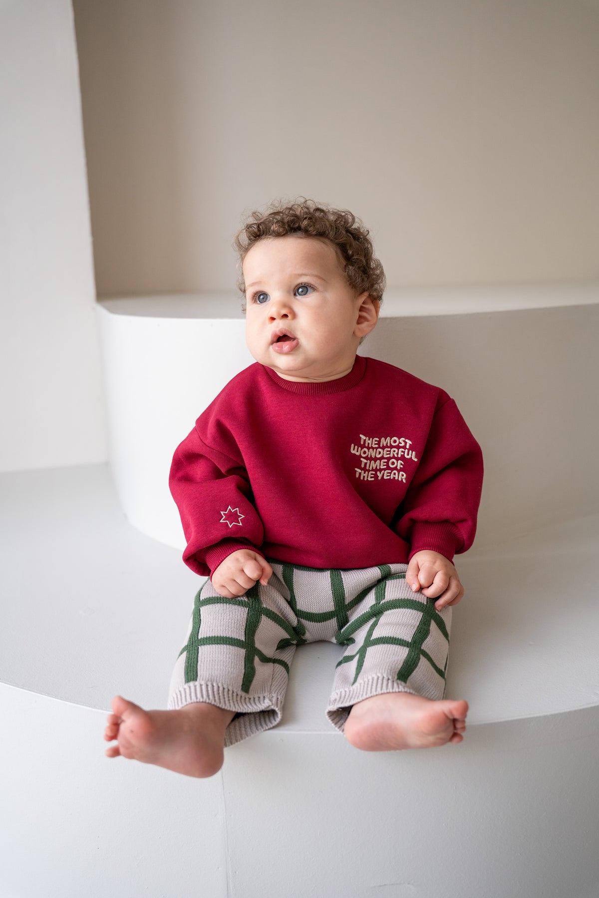 CHRISTMAS SWEATER "MOST WONDERFUL TIME"