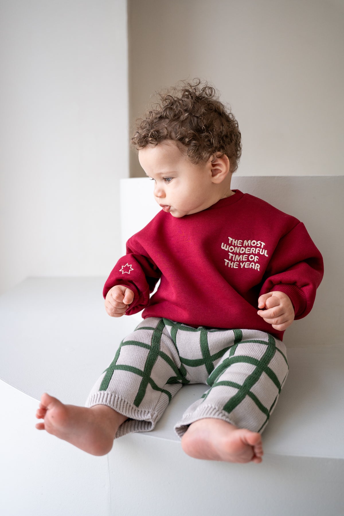 CHRISTMAS SWEATER "MOST WONDERFUL TIME"