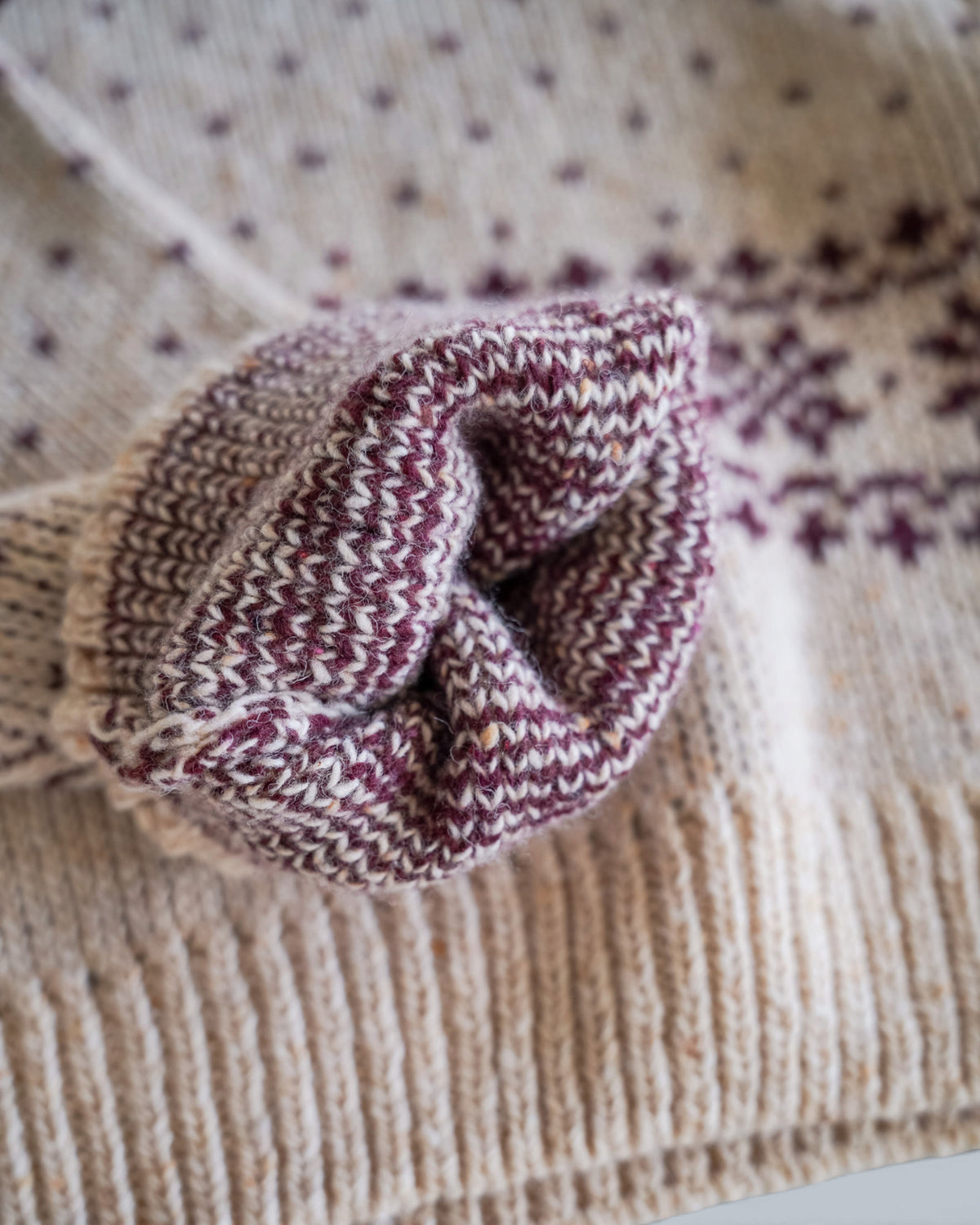NORWEGIAN WOOL KNIT PULLI WOMEN