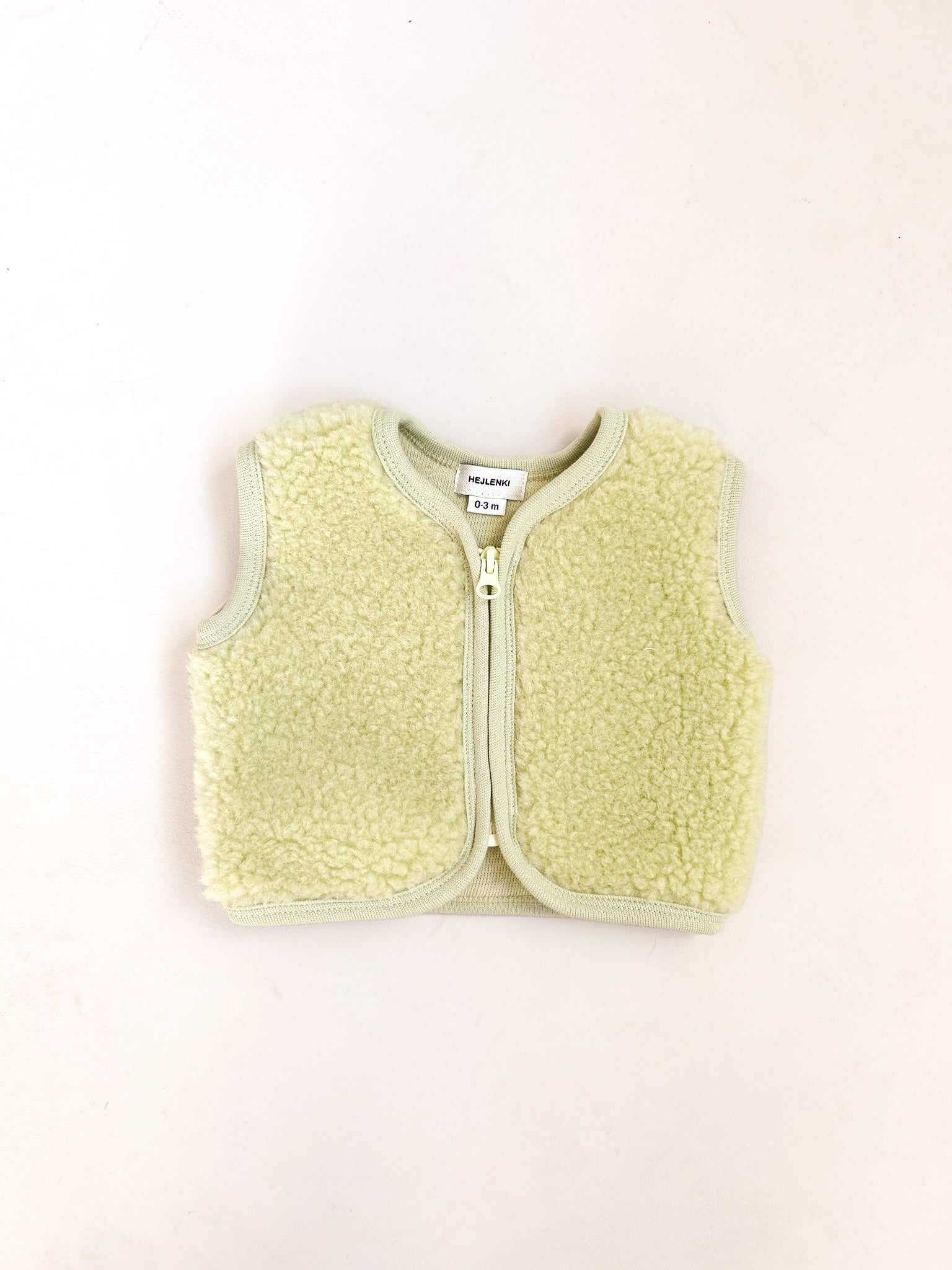 MERINO TEDDY VEST GLIM